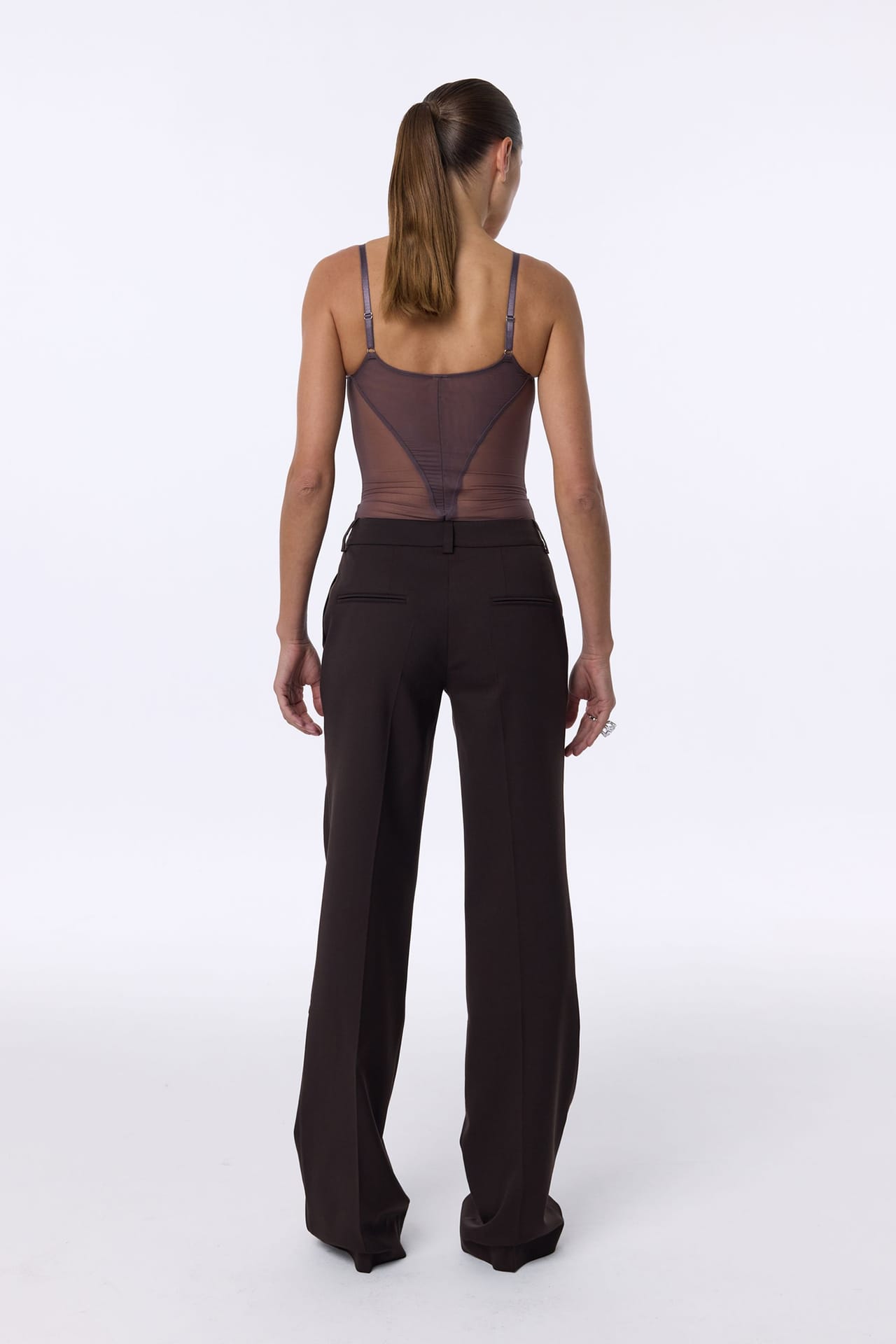 Slick tailored wool pants - Photo 2