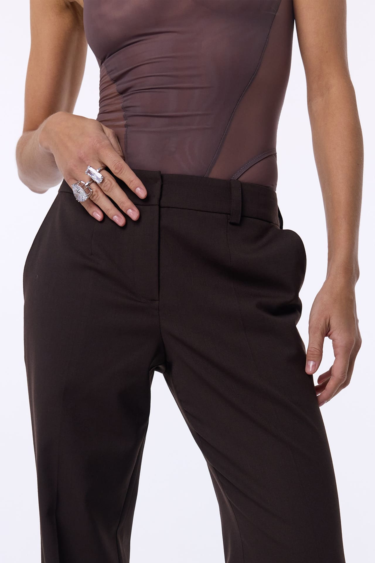 Slick tailored wool pants - Photo 5