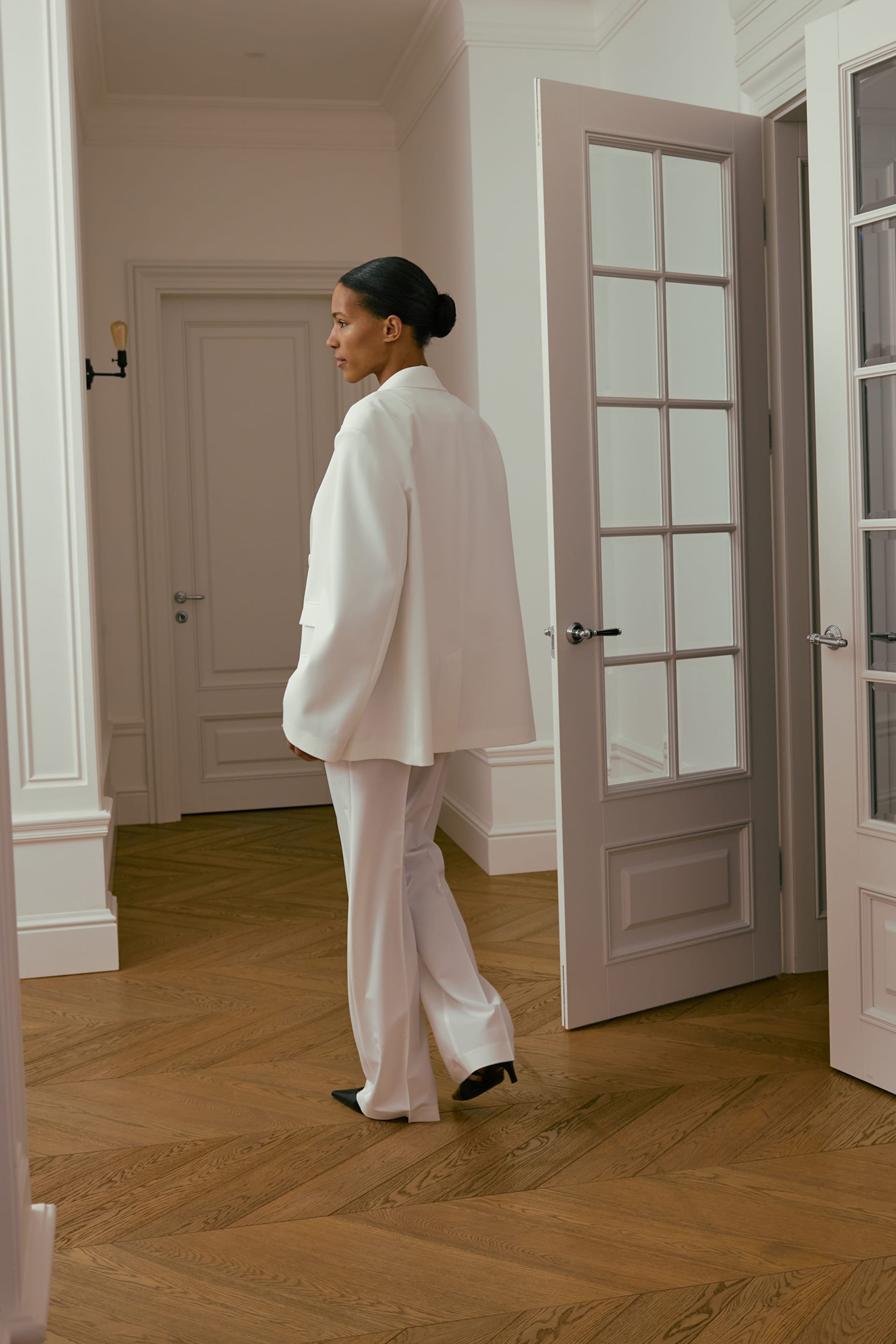 Slick tailored cotton pants - WWB-P1123-3-12 - Photo 5