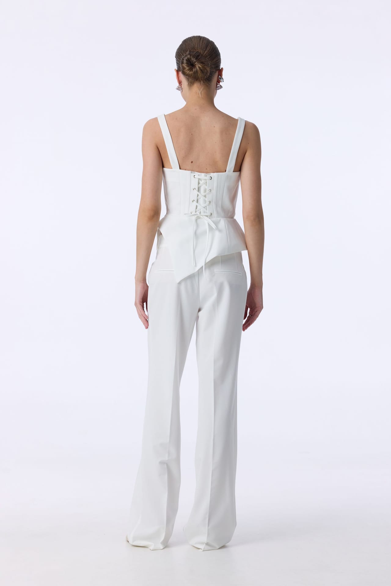 Slick tailored cotton pants - Photo 2