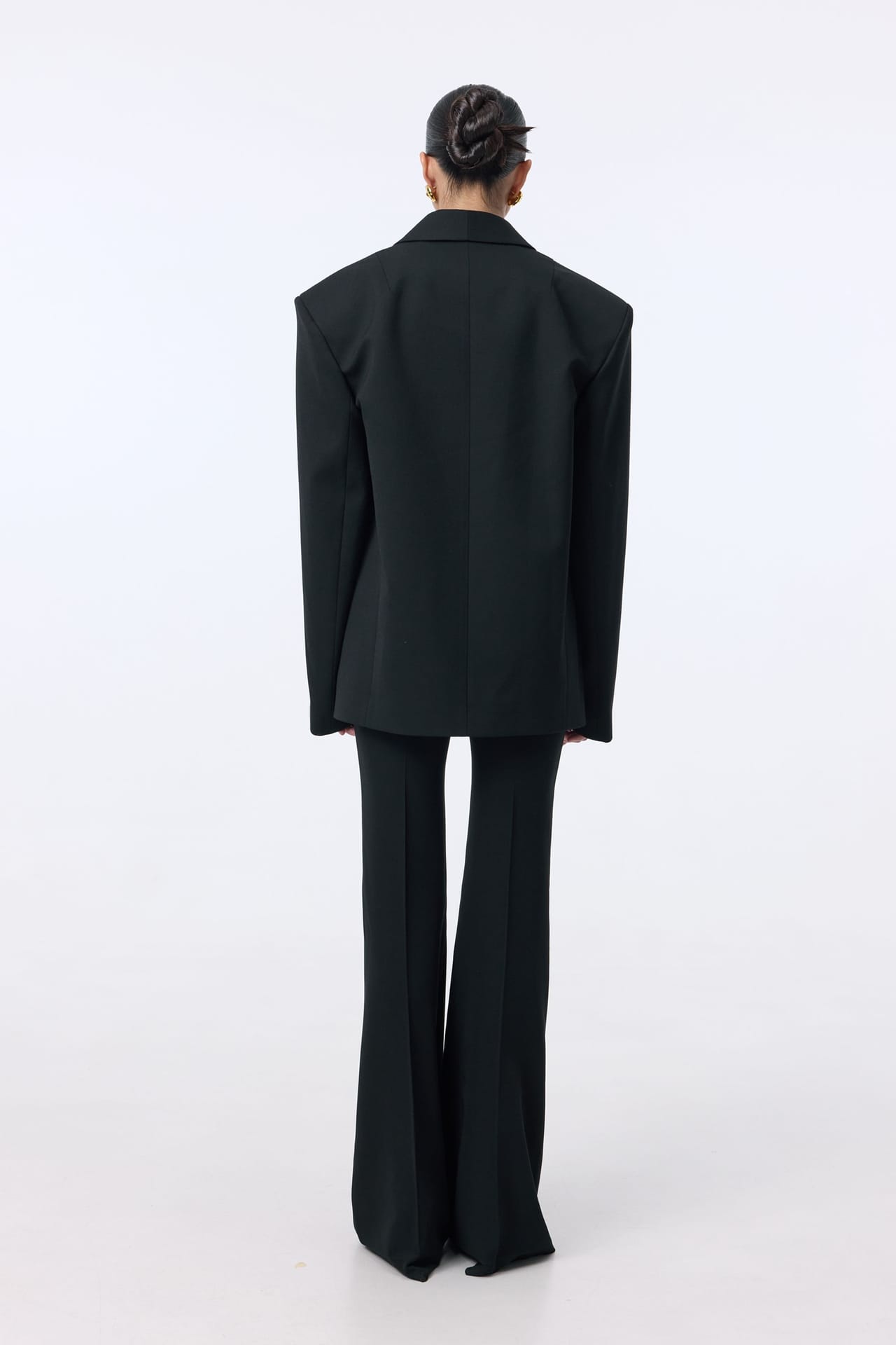Pantalon en laine Bell bottom - Photo 2