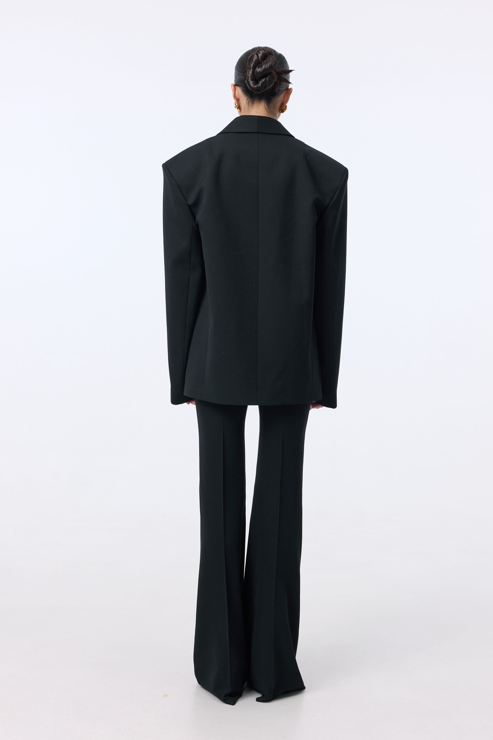 Pantalon en laine Bell bottom - WWB-P1128-2-1 - Photo 2