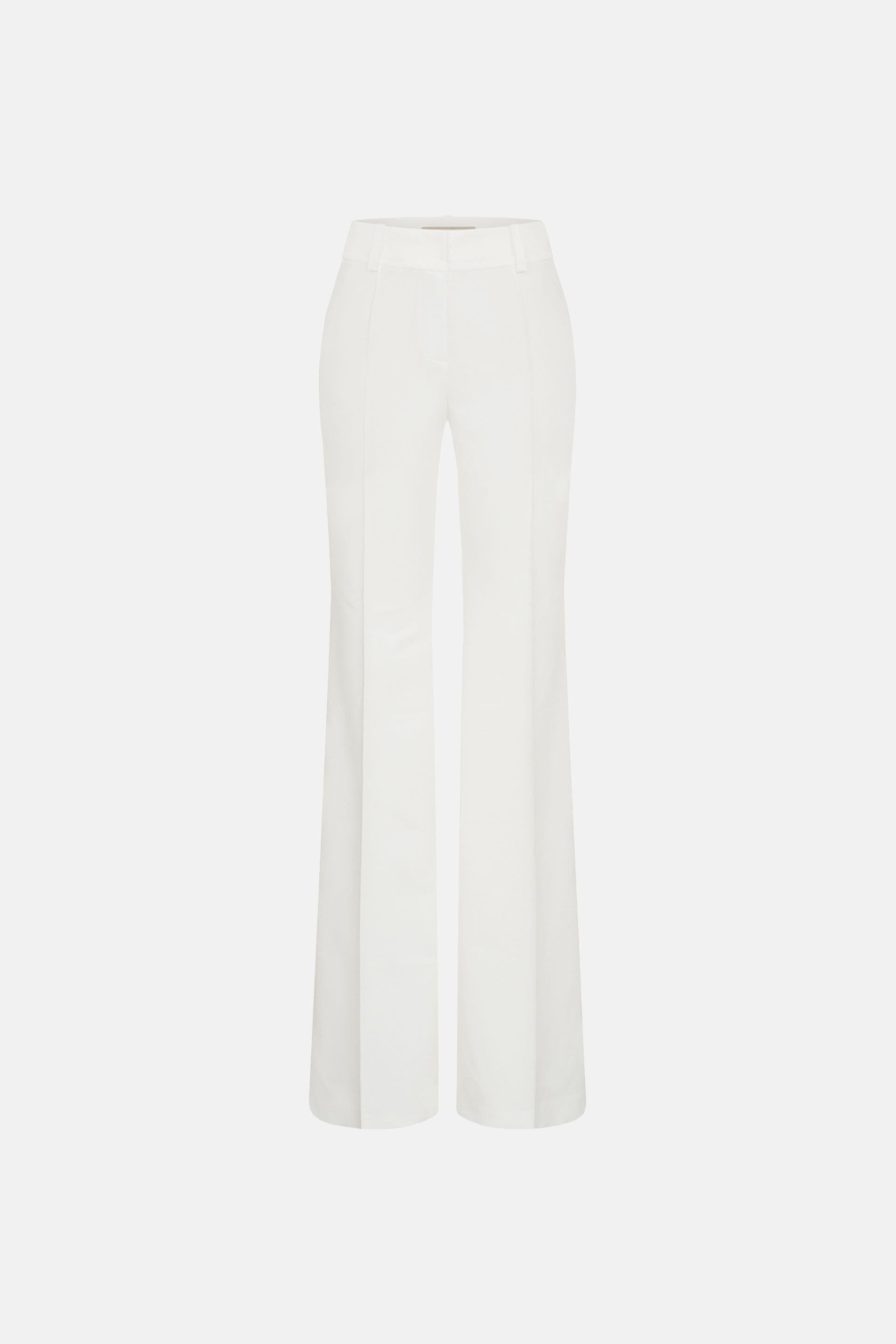 Bell bottom cotton trousers - WWB-P1128-3-12 - Photo 3