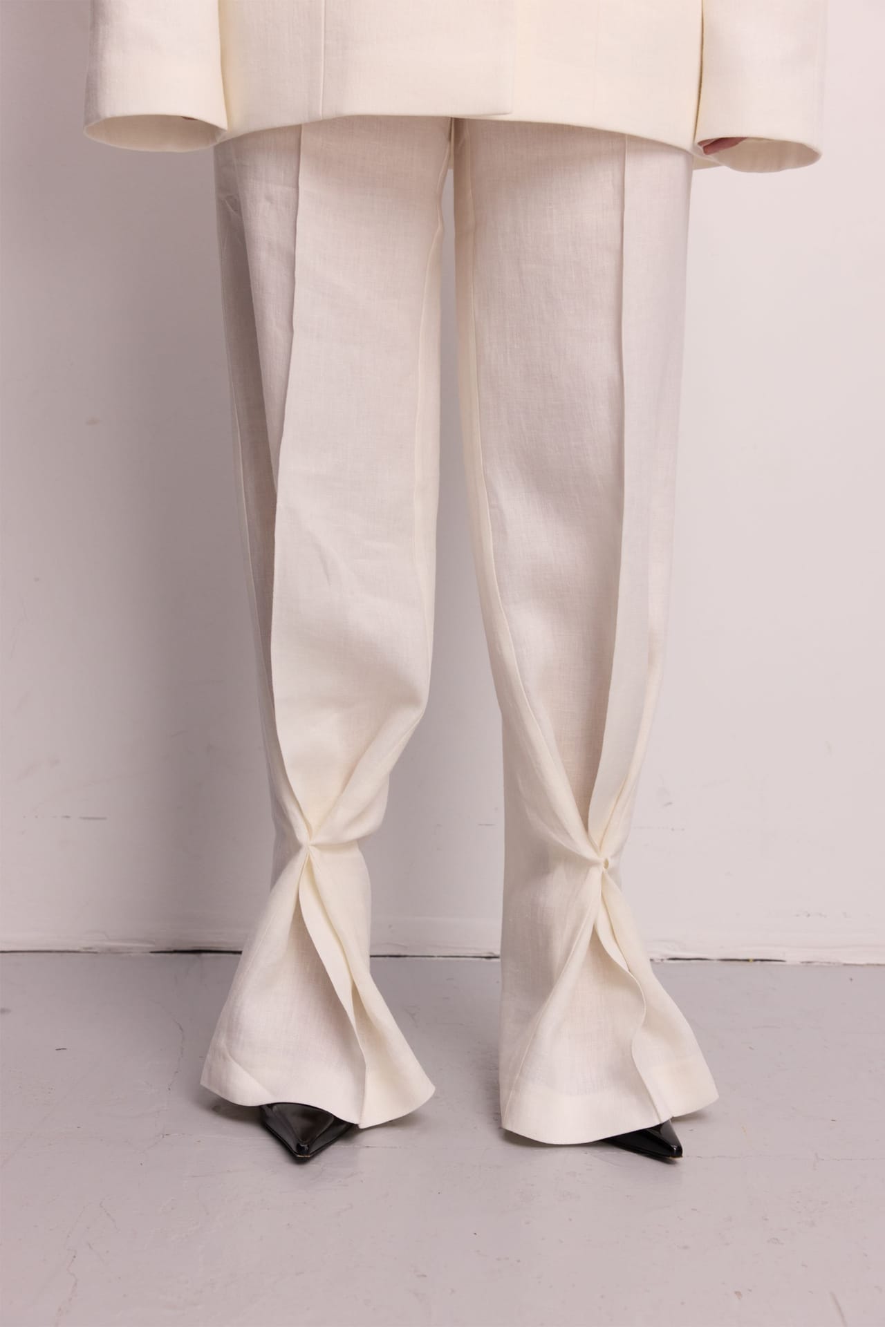 Pantalon en lin Fold - Photo 5