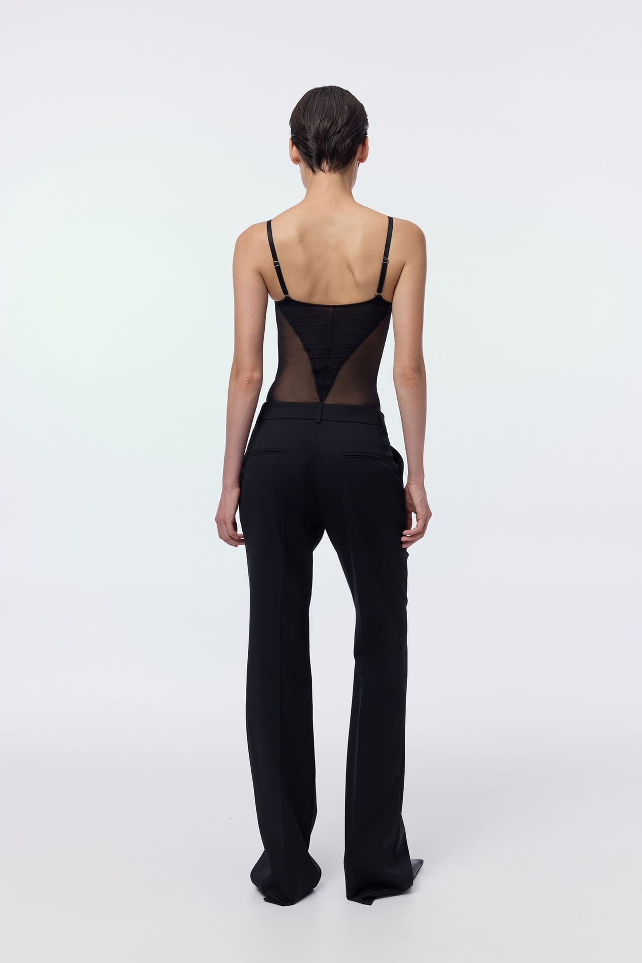 Pantalon en laine Slick tailored - Photo 2