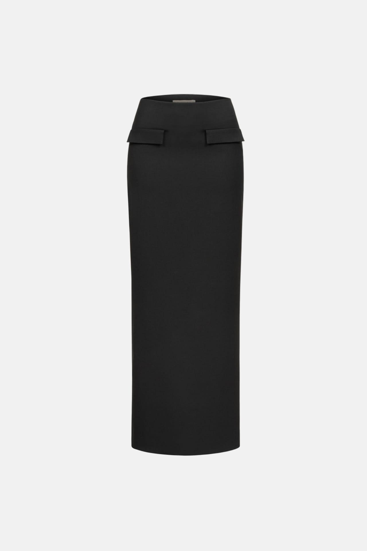 Jupe maxi en laine à taille moyenne - Photo 1