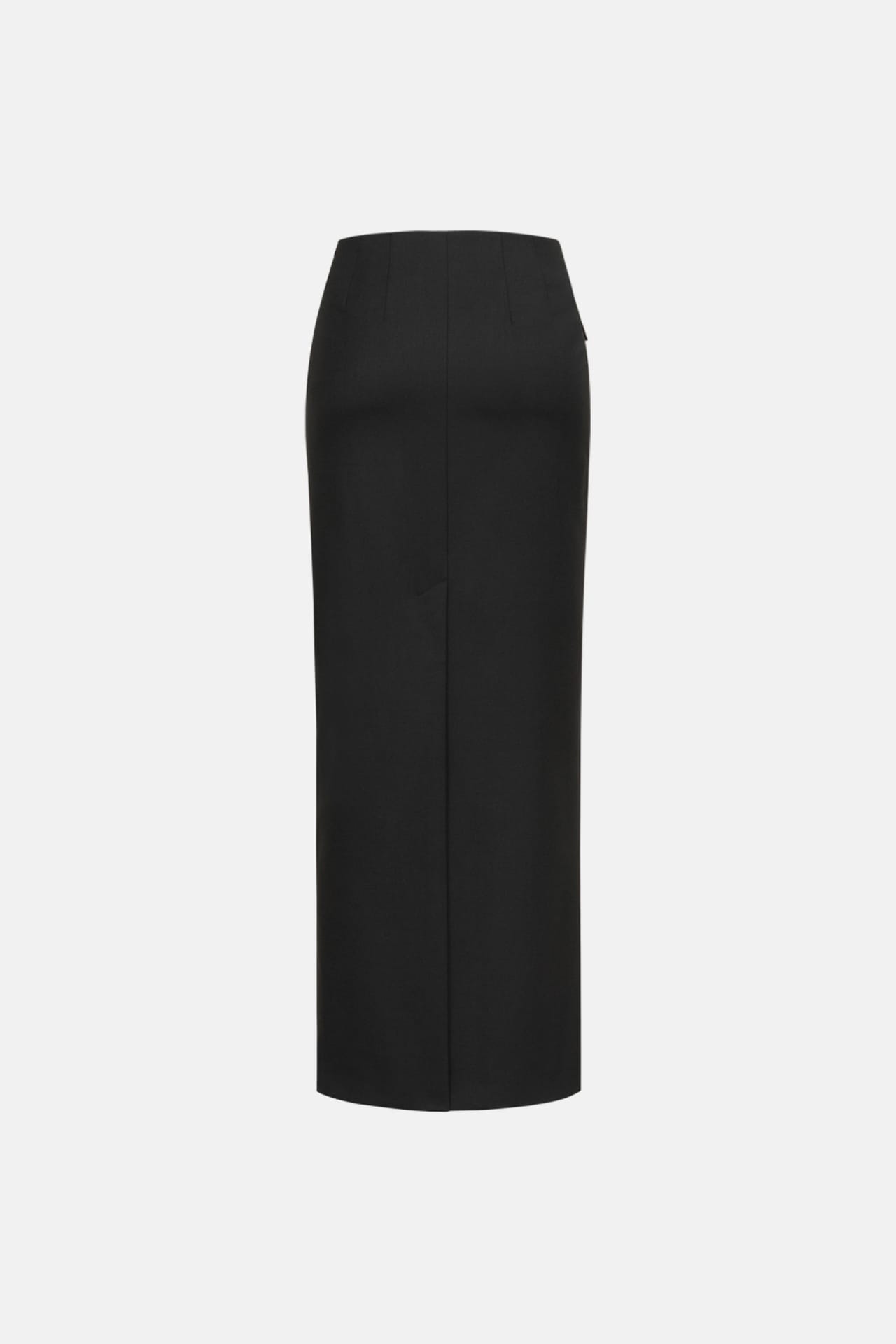 Jupe maxi en laine à taille moyenne - Photo 2