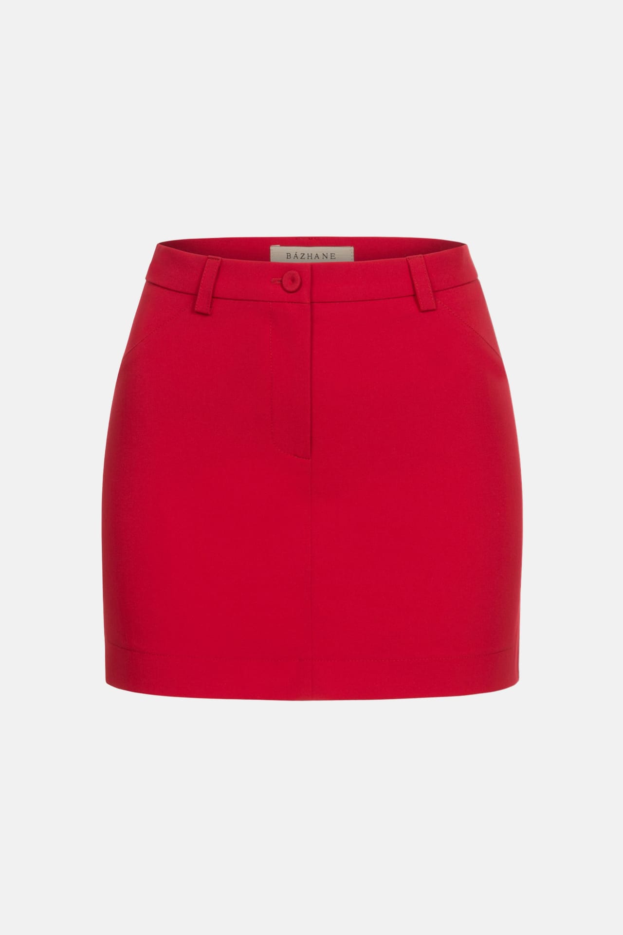 Jupe mini en coton taille moyenne - Photo 1