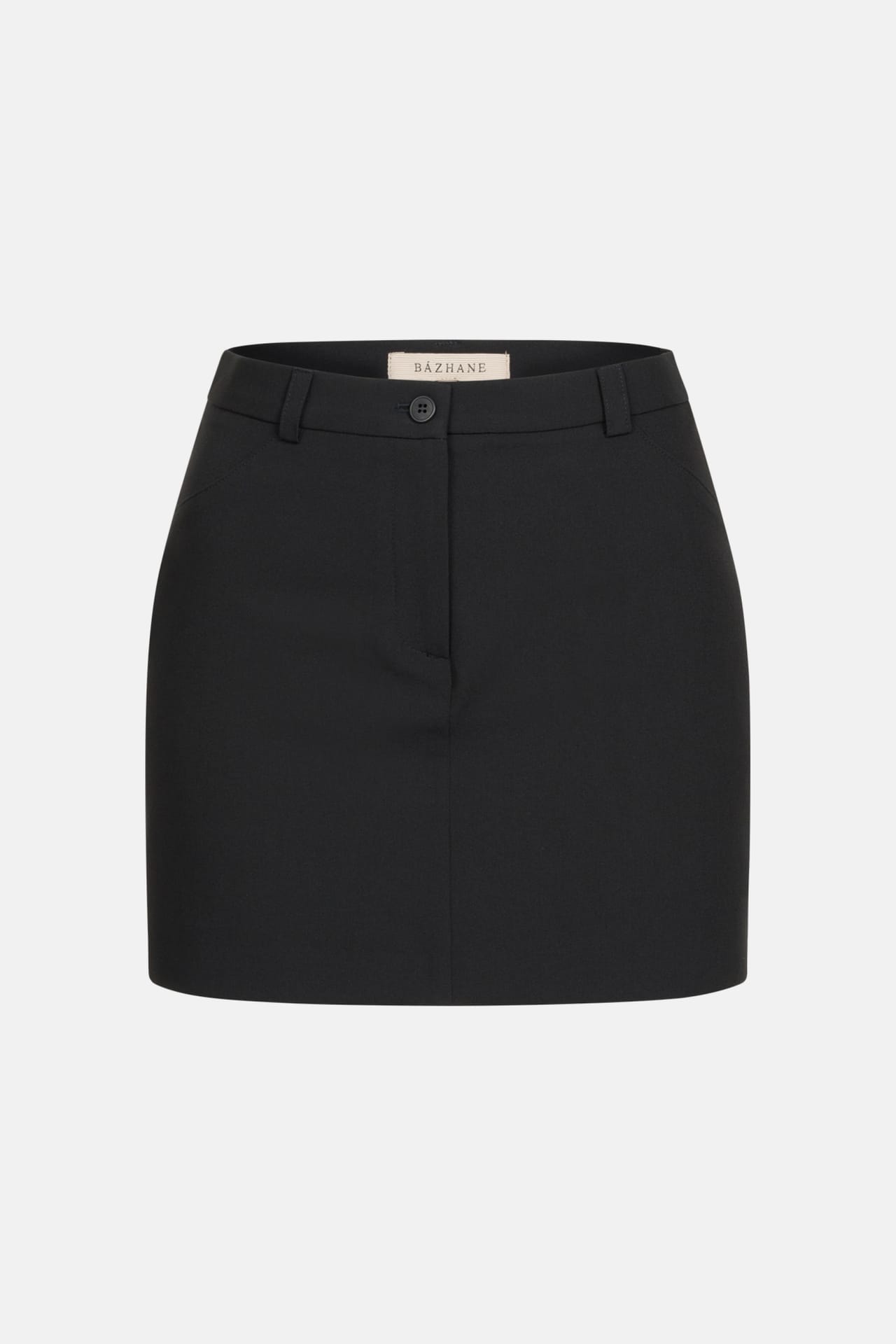 Cotton mini skirt with a mid-length fit - Photo 1