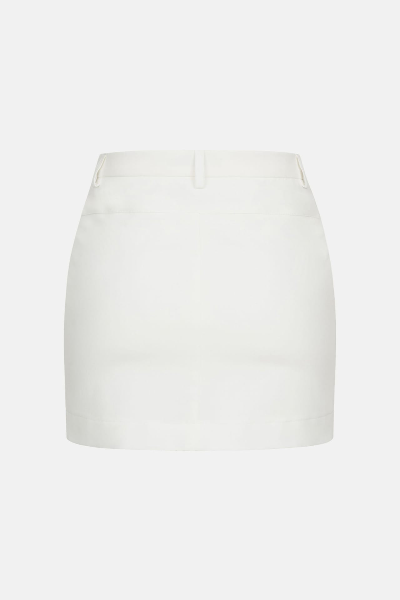 Jupe mini en coton taille moyenne - Photo 2