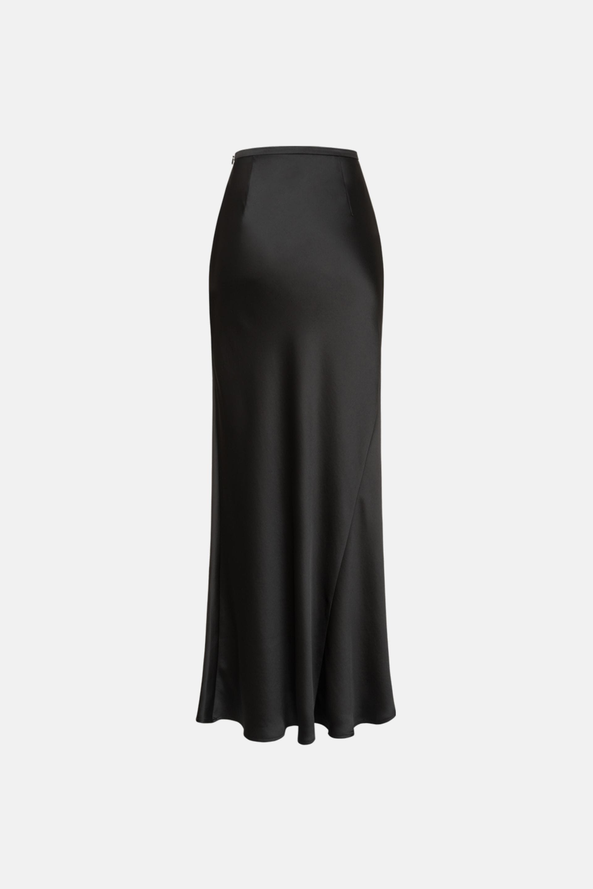 Satin maxi skirt - WWB-SK1078-2-6 - Photo 2