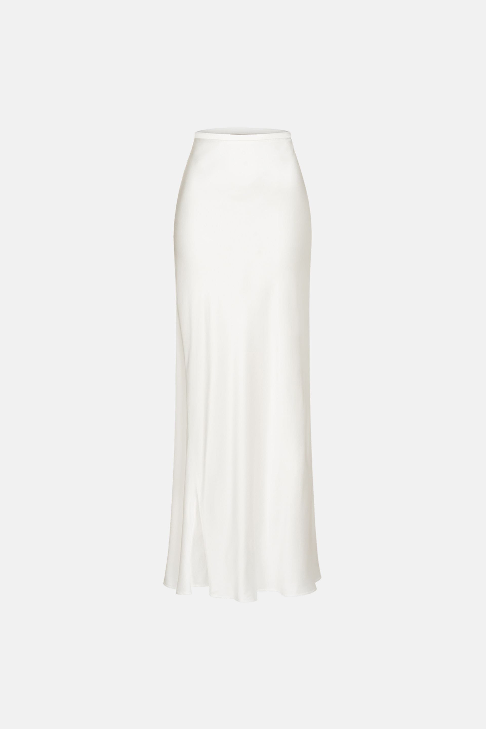 Satin maxi skirt - WWB-SK1078-3-6 - Photo 1