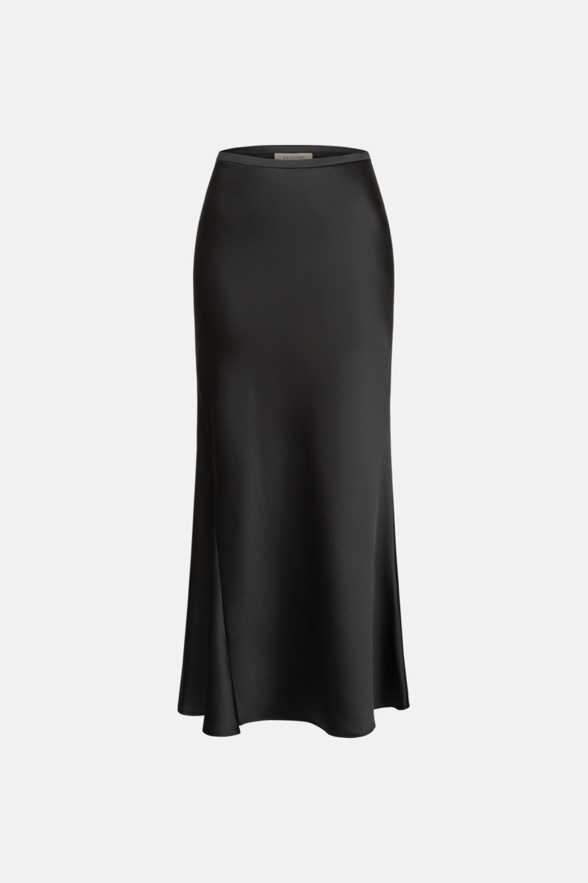 Satin midi skirt - WWB-SK1087-2-6 - Photo 1