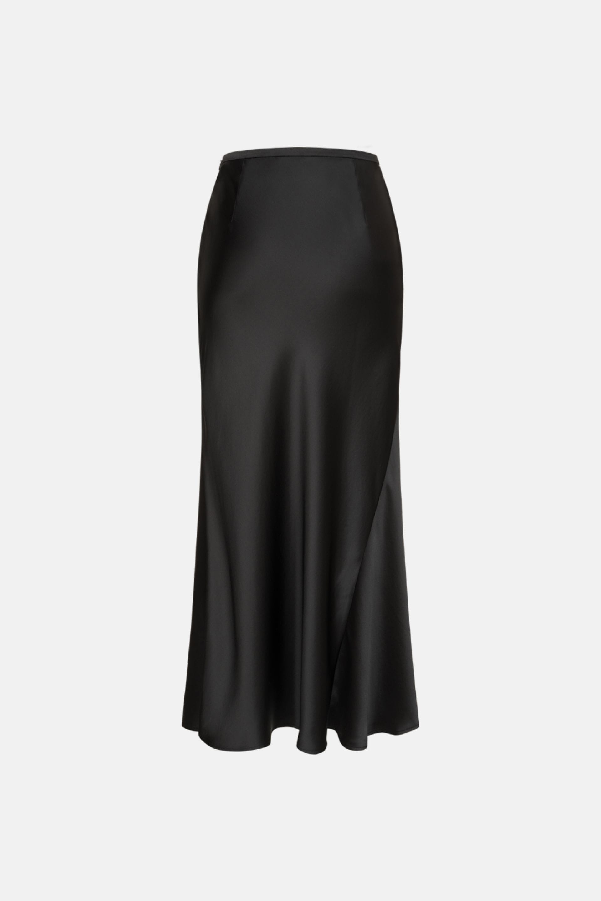 Satin midi skirt - WWB-SK1087-2-6 - Photo 2