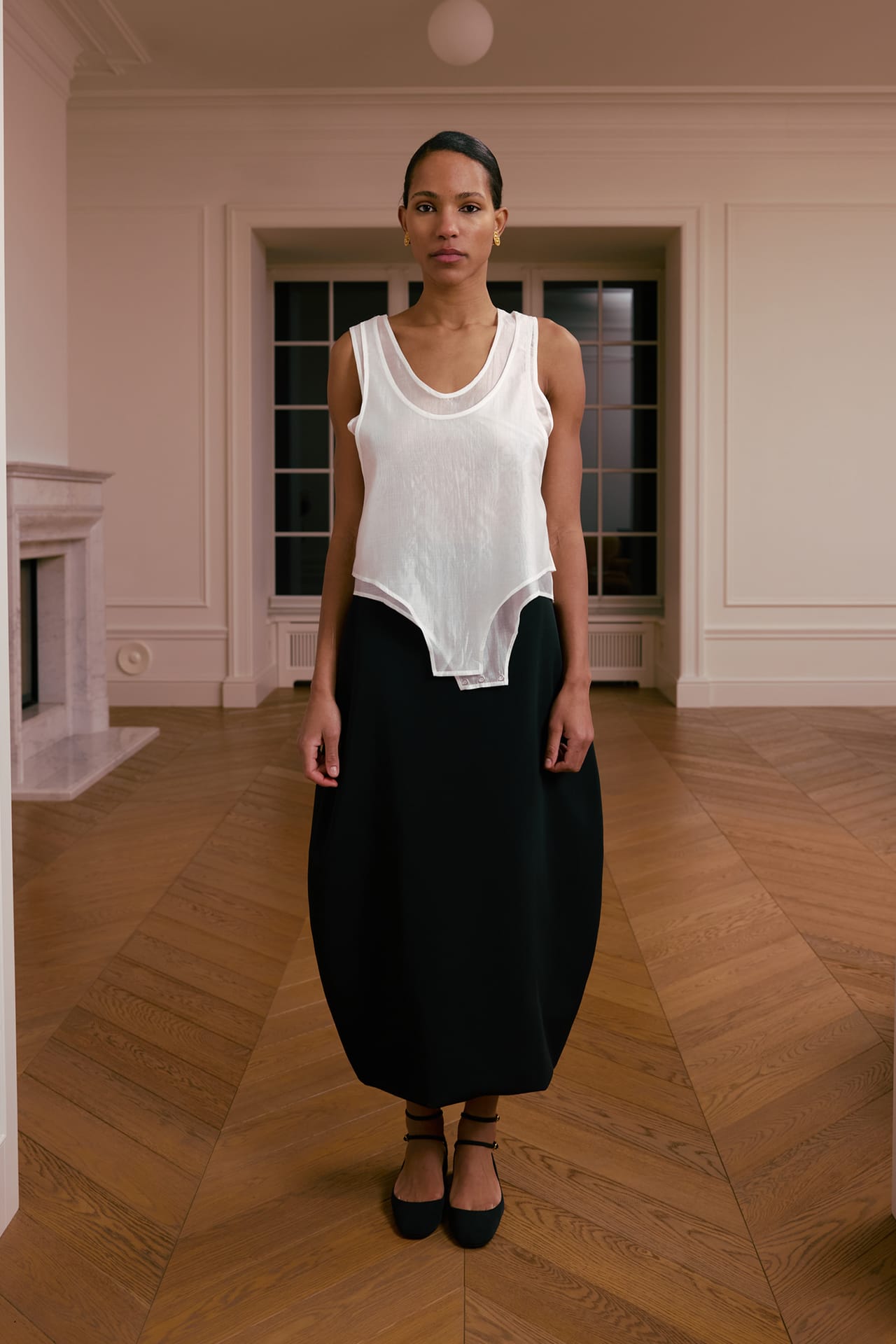 Jupe O en coton - Photo 3