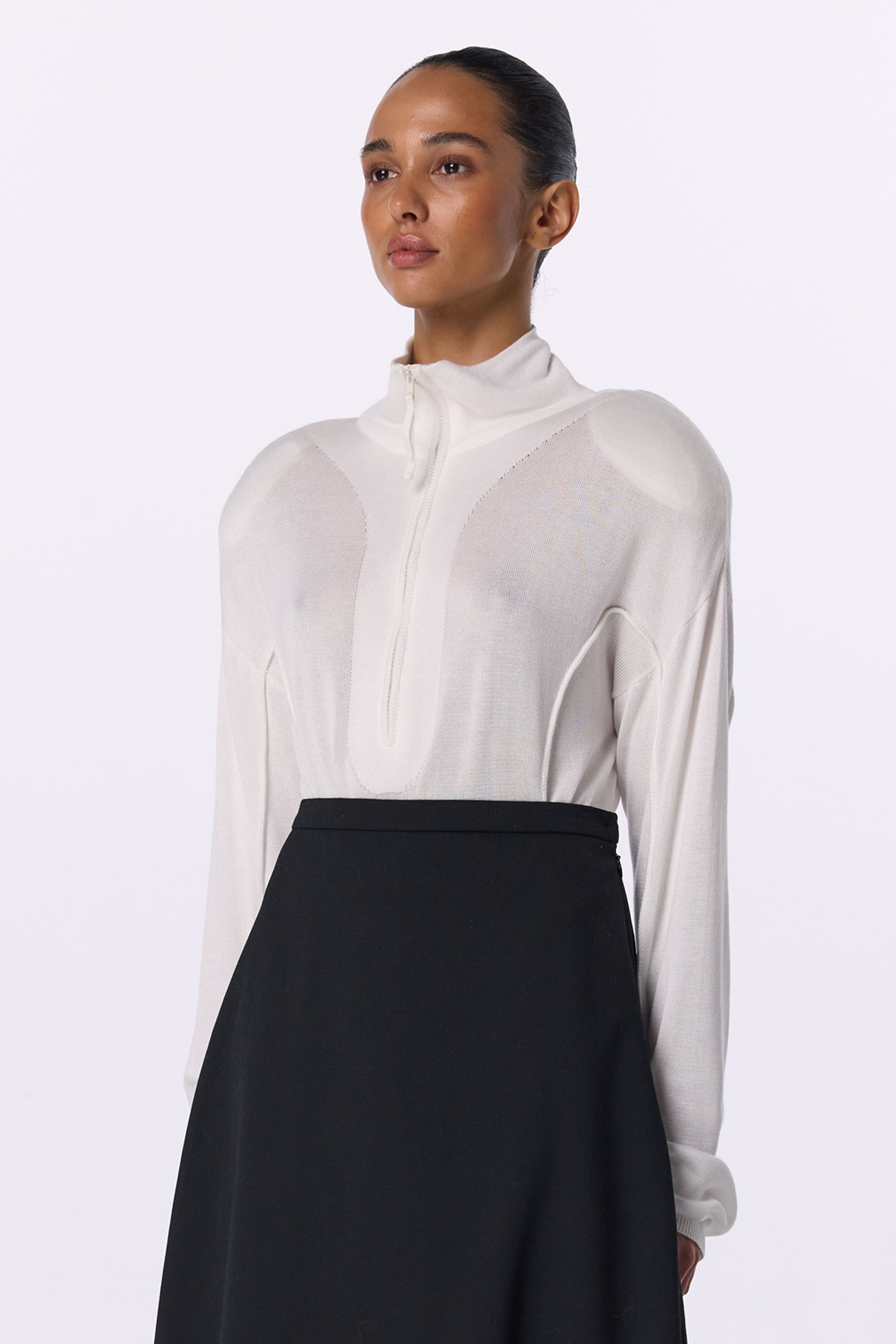 Woolen O skirt - WWB-SK1102-2-1 - Photo 5