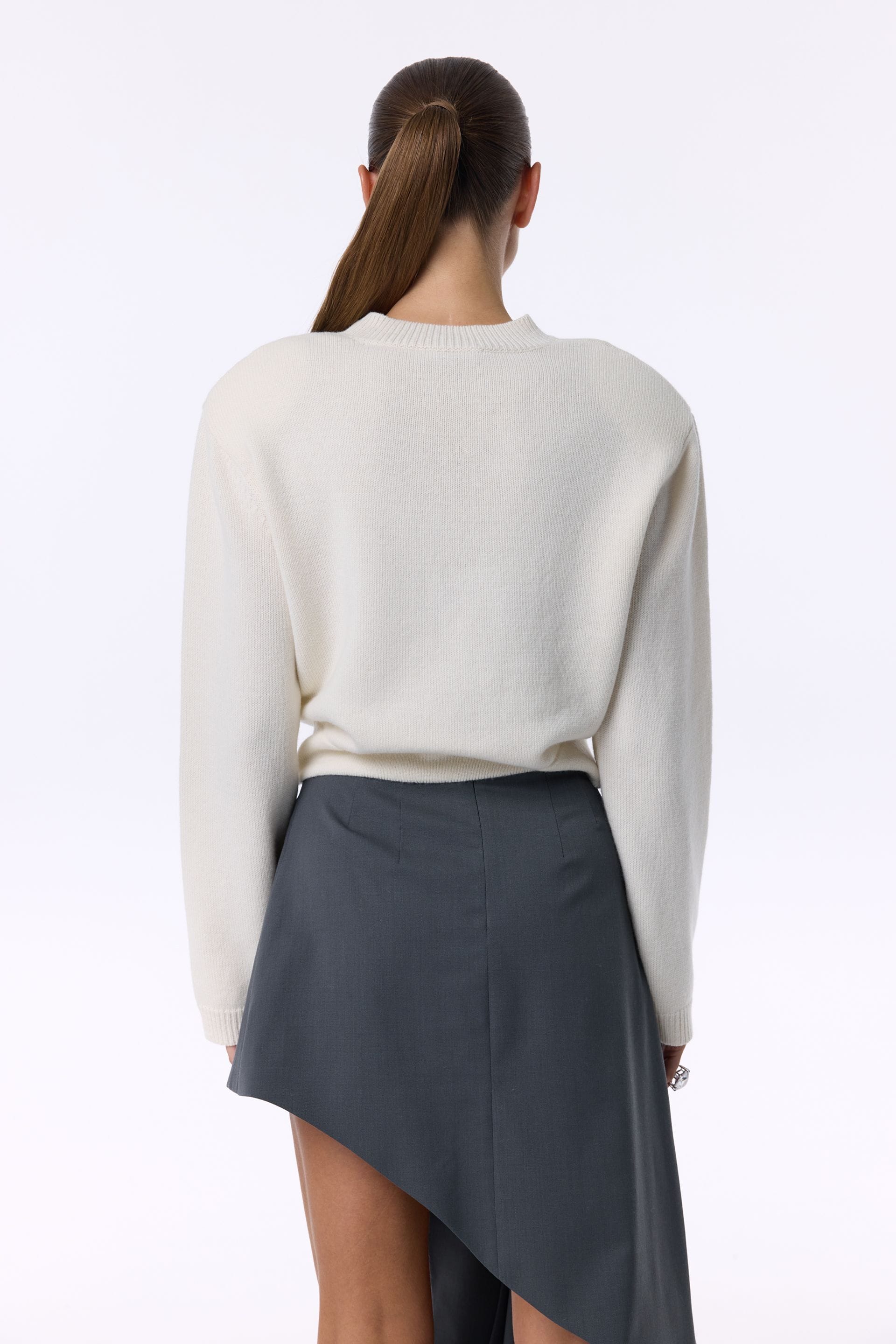Spódnica wełniana Wrap - WWB-SK1165-18-1 - Photo 2