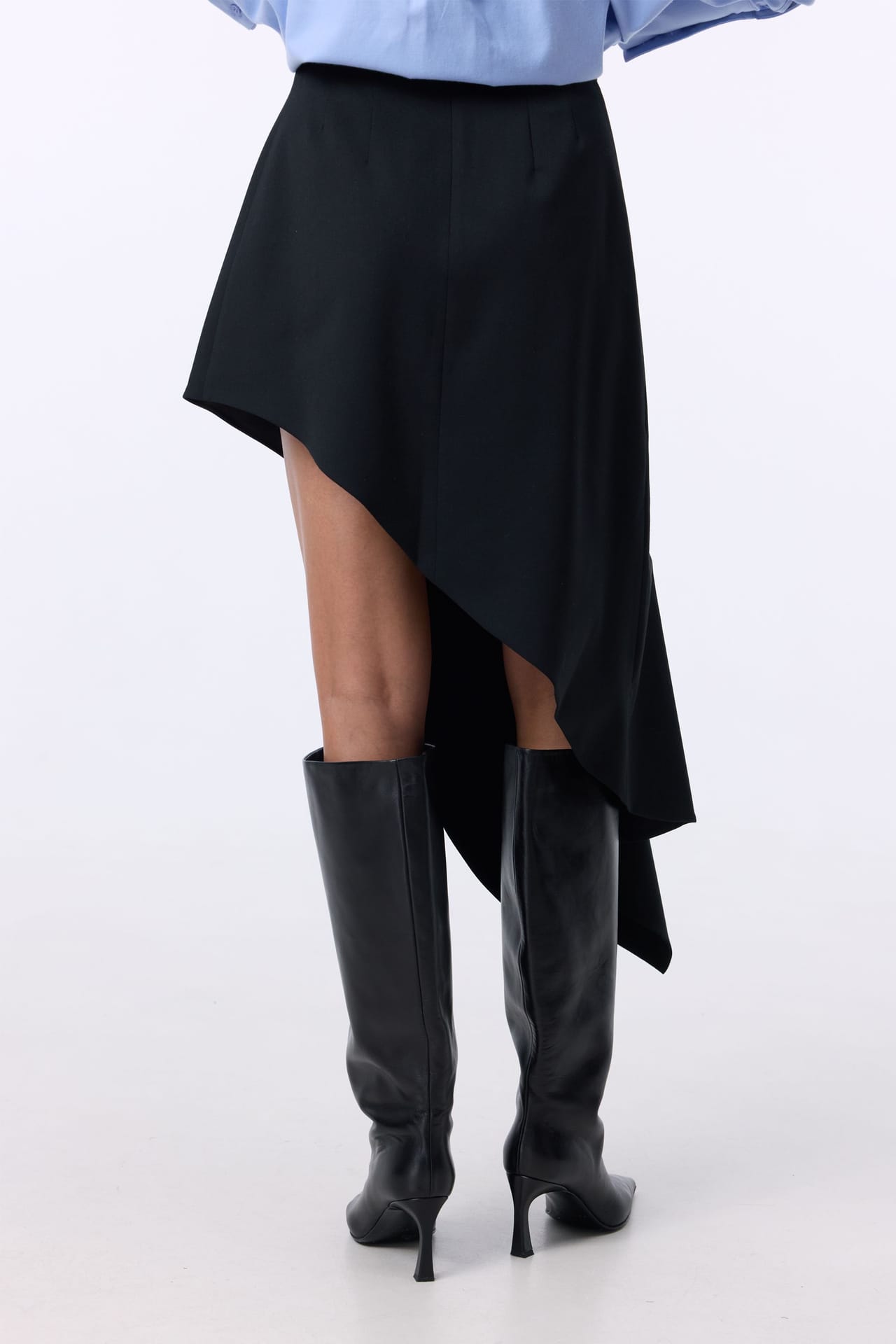 Jupe en laine Wrap - Photo 2