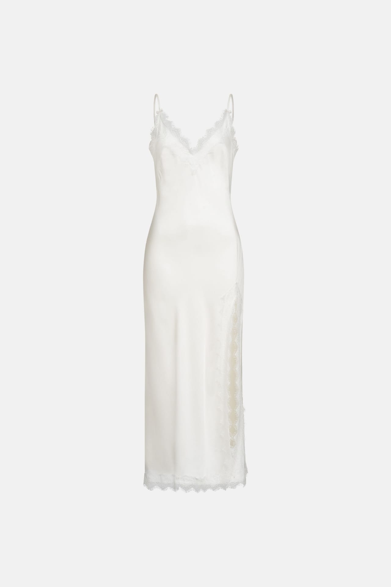 Robe maxi avec dentelle - Photo 1