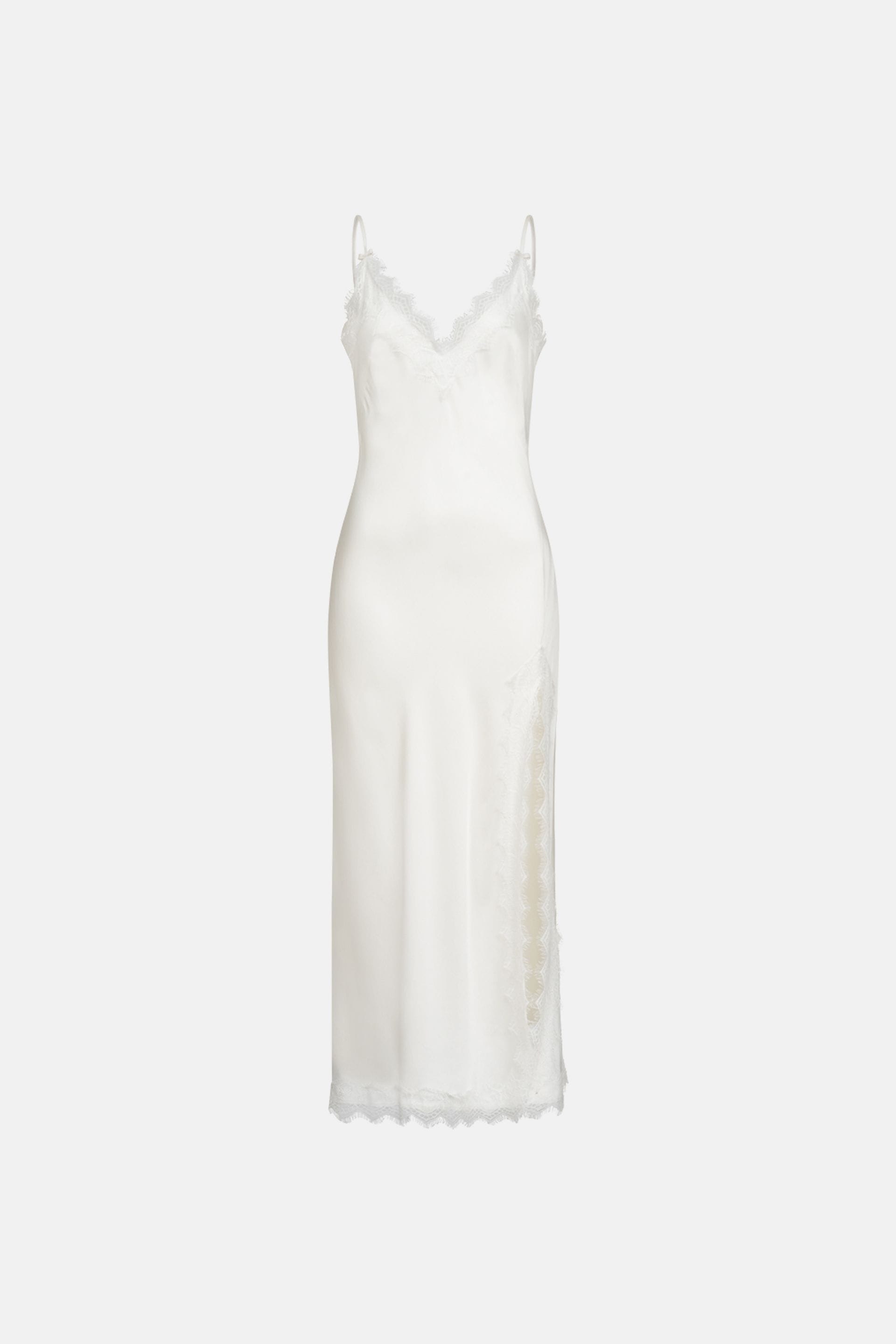 Maxi dress with lace - WWT-DR1073-3-6 - Photo 3