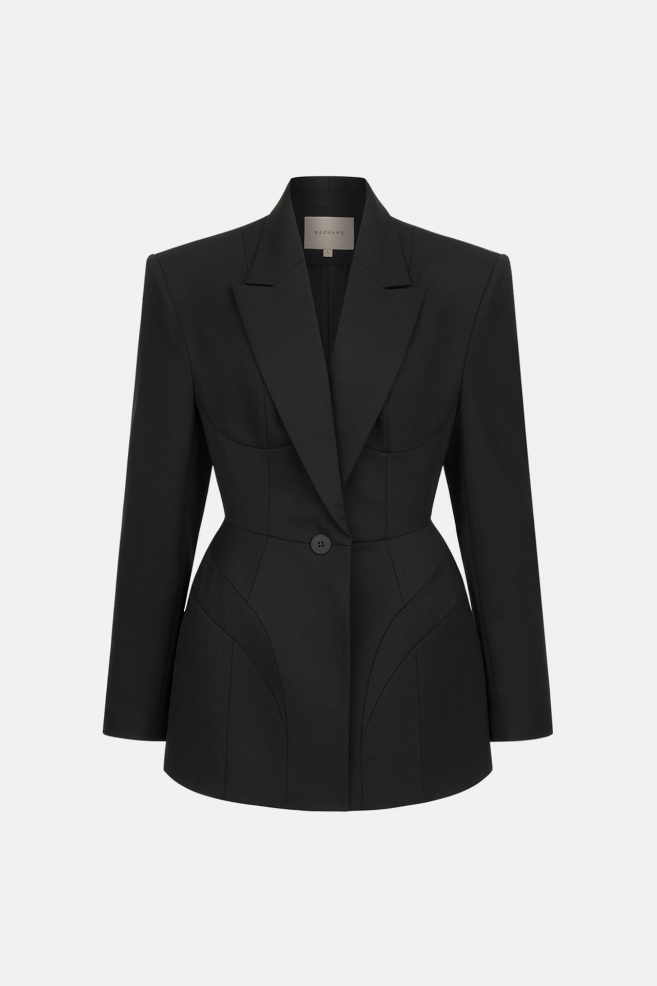 Noir wool jacket - Photo 1