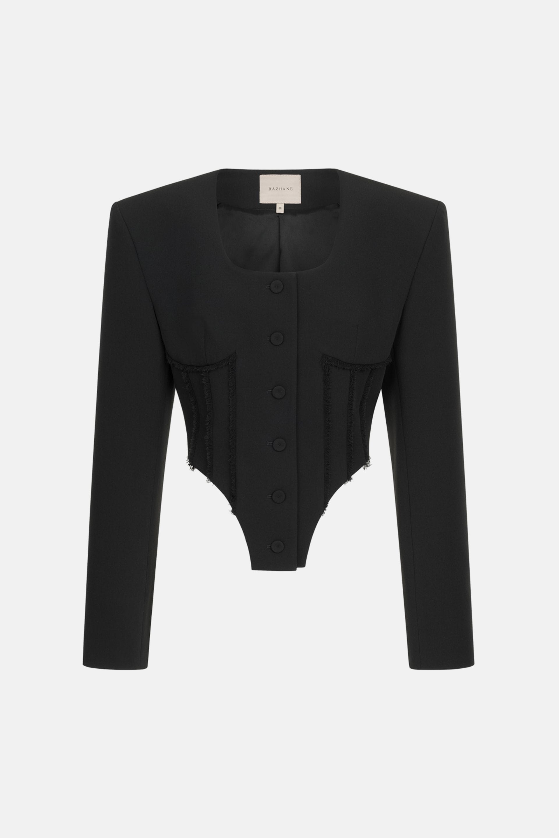 Corset cotton blazer - WWT-J1122-2-11 - Photo 3