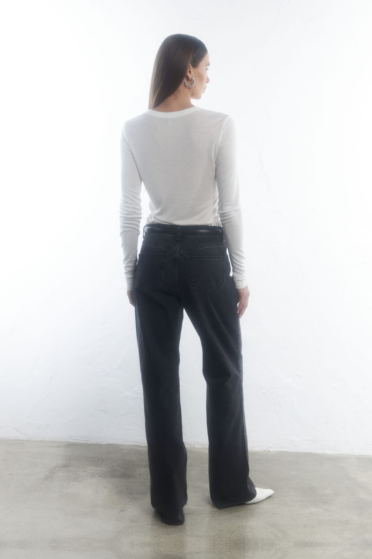 Longsleeve semi sheer fitted - Photo 5