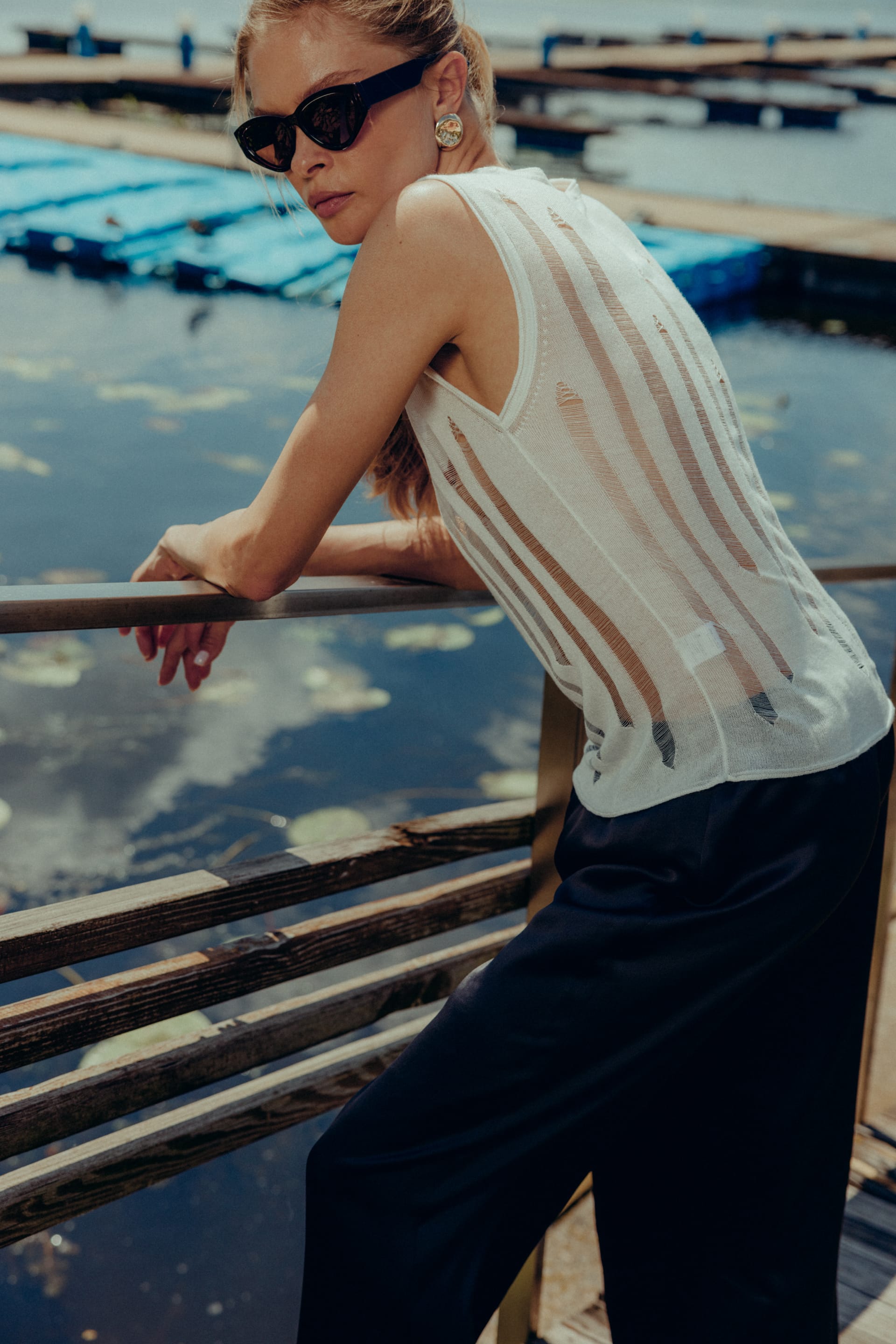 Débardeur en maille - WWT-TS4053-3-15 - Photo 4