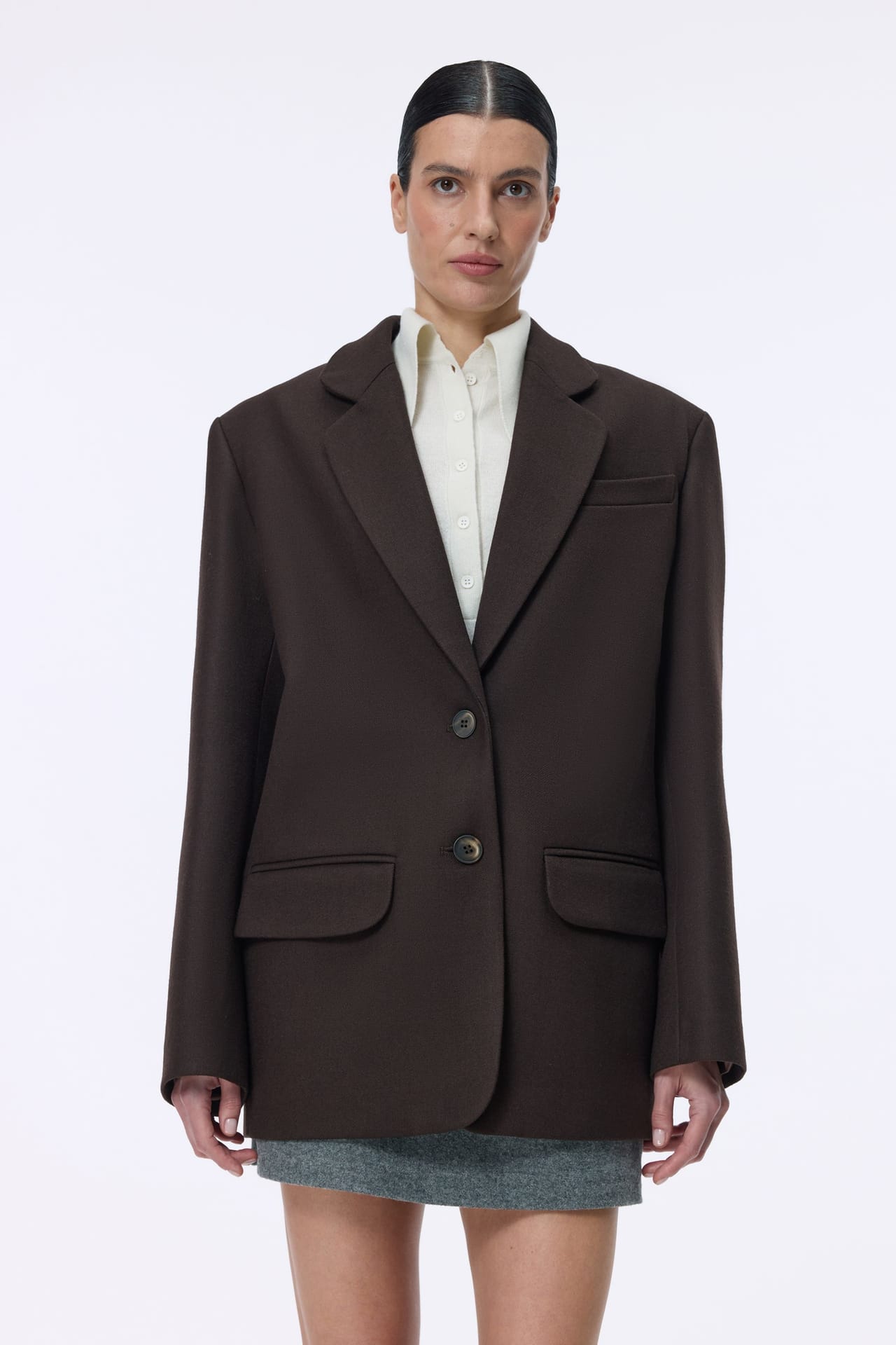 Manteau-veste oversize - Photo 1