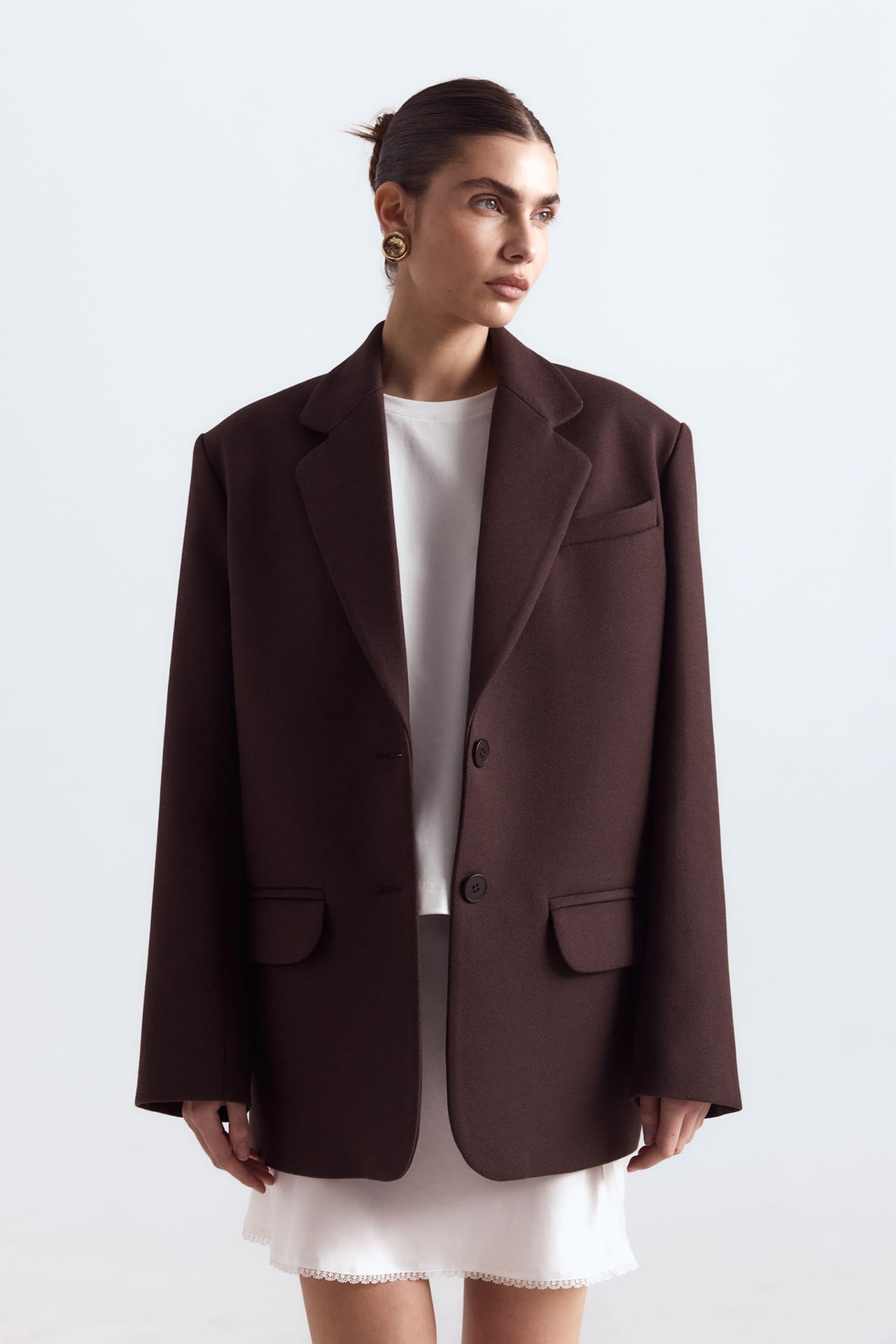 Oversized coat-jacket - Photo 1