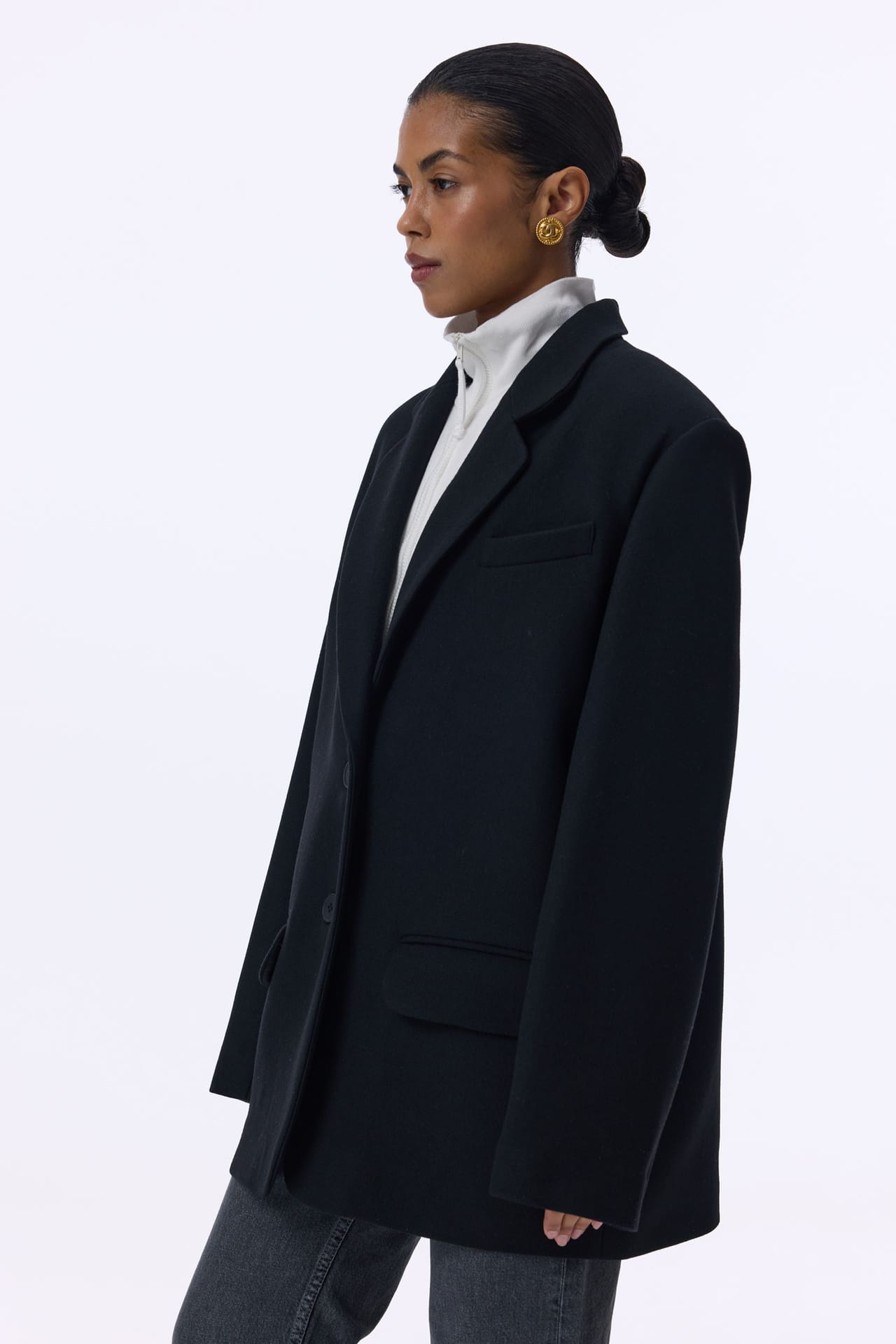 Oversized coat-jacket - Photo 5