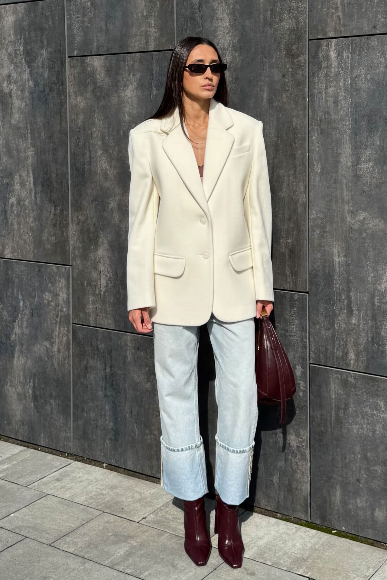 Oversized coat-jacket - Photo 3