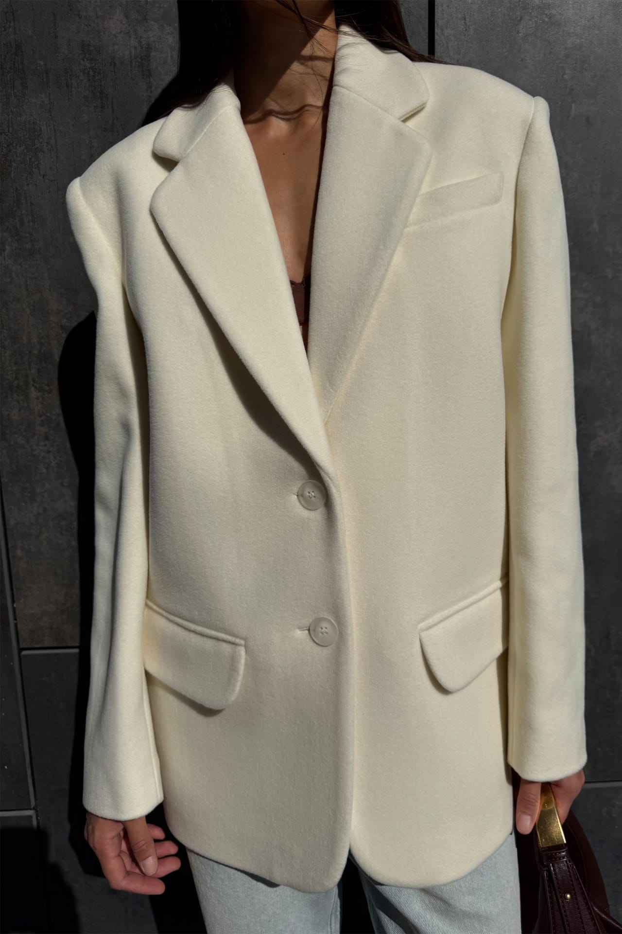 Oversized coat-jacket - Photo 5