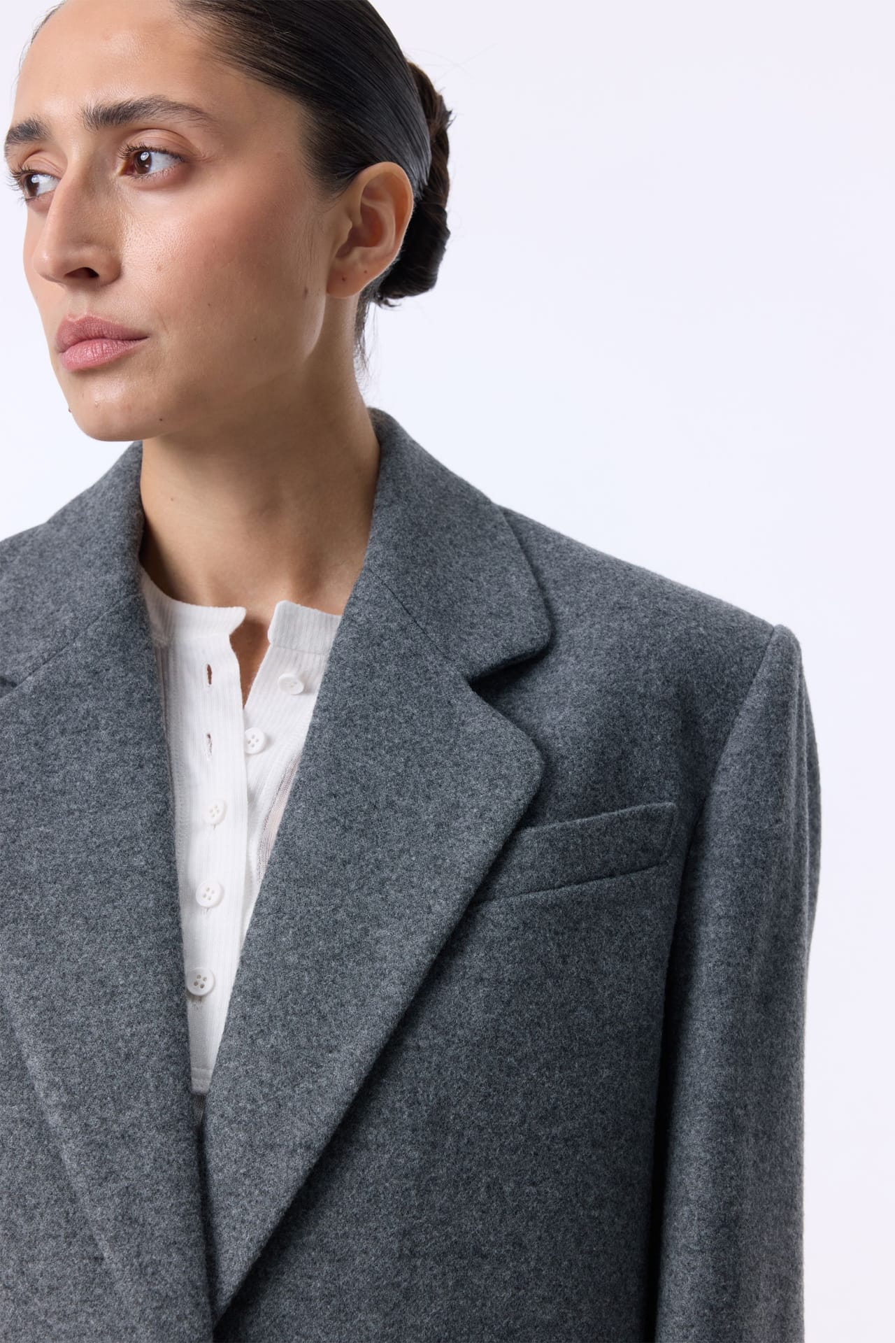 Oversized coat-jacket - Photo 5