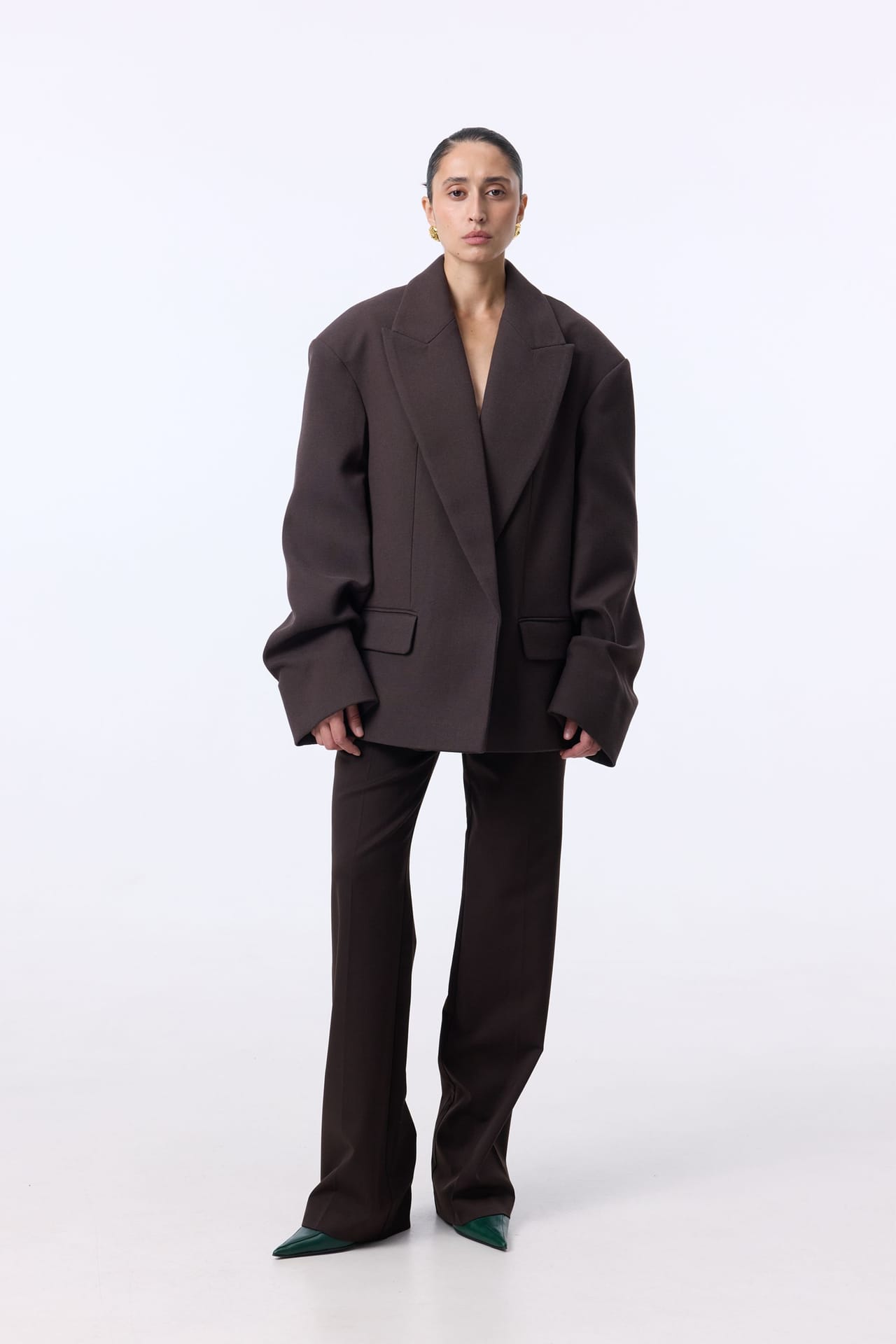 Manteau-veste avec fronces sur la manche - Photo 1