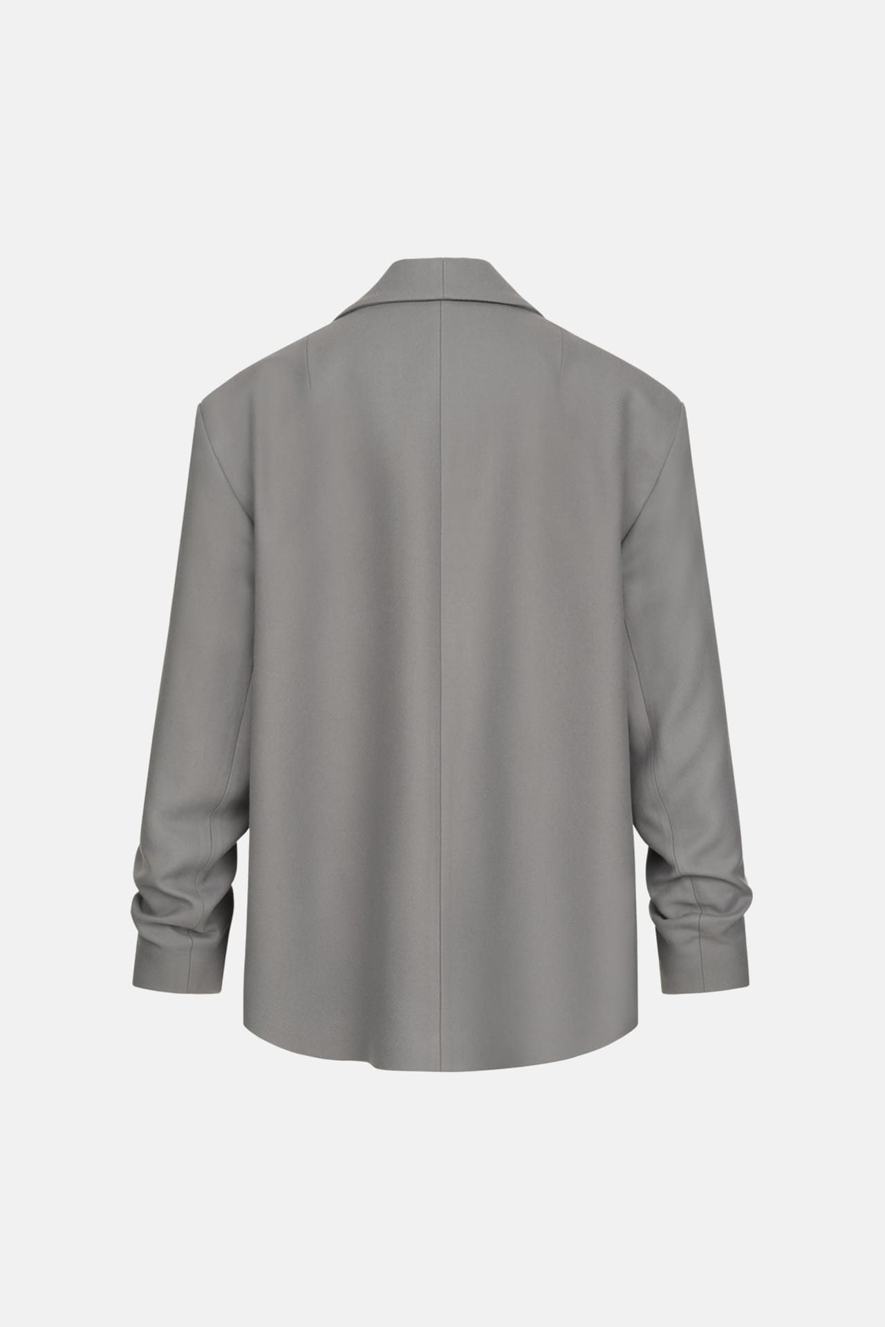 Manteau-veste avec fronces sur la manche - Photo 2