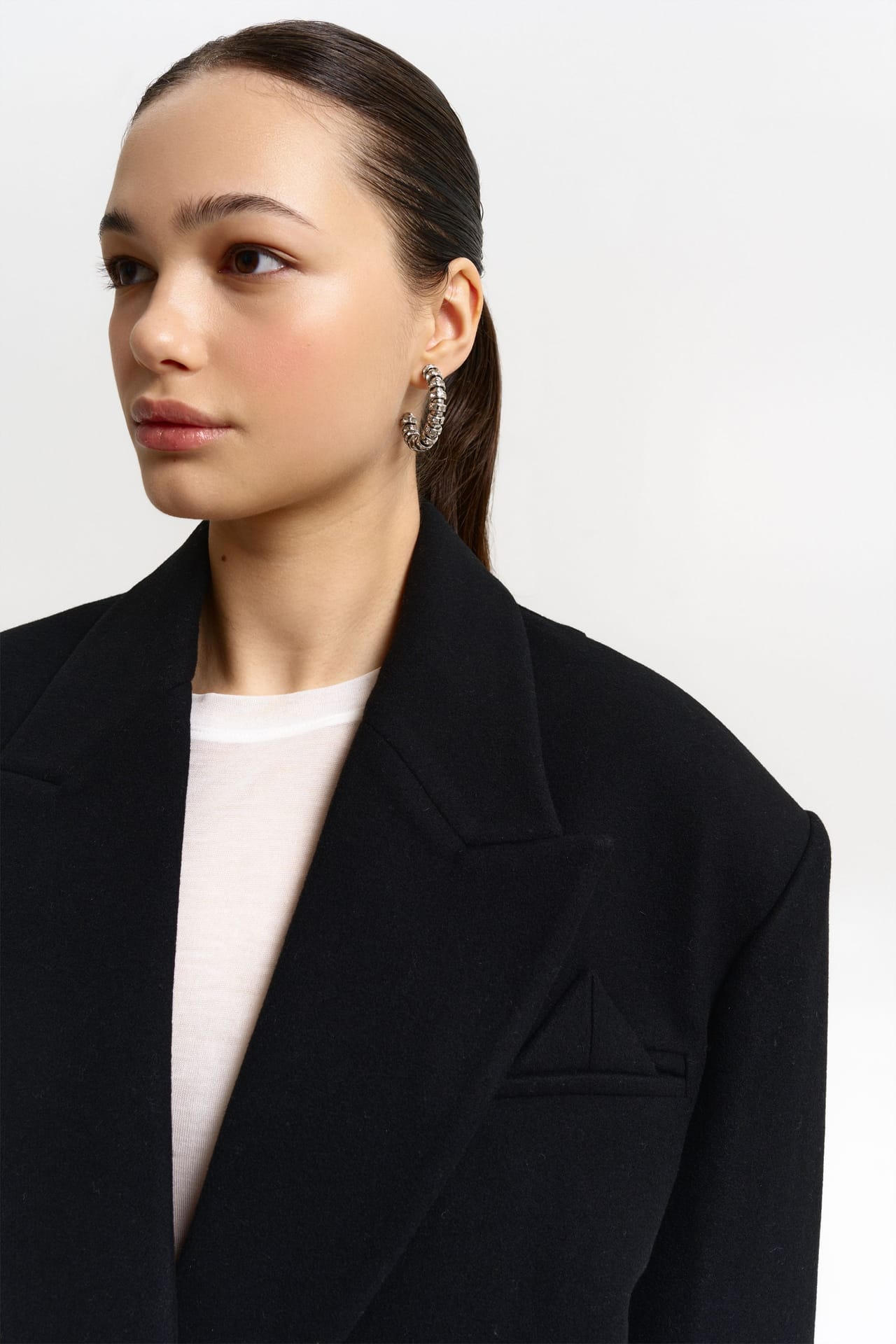 Manteau-veste oversize avec petit triangle - Photo 5