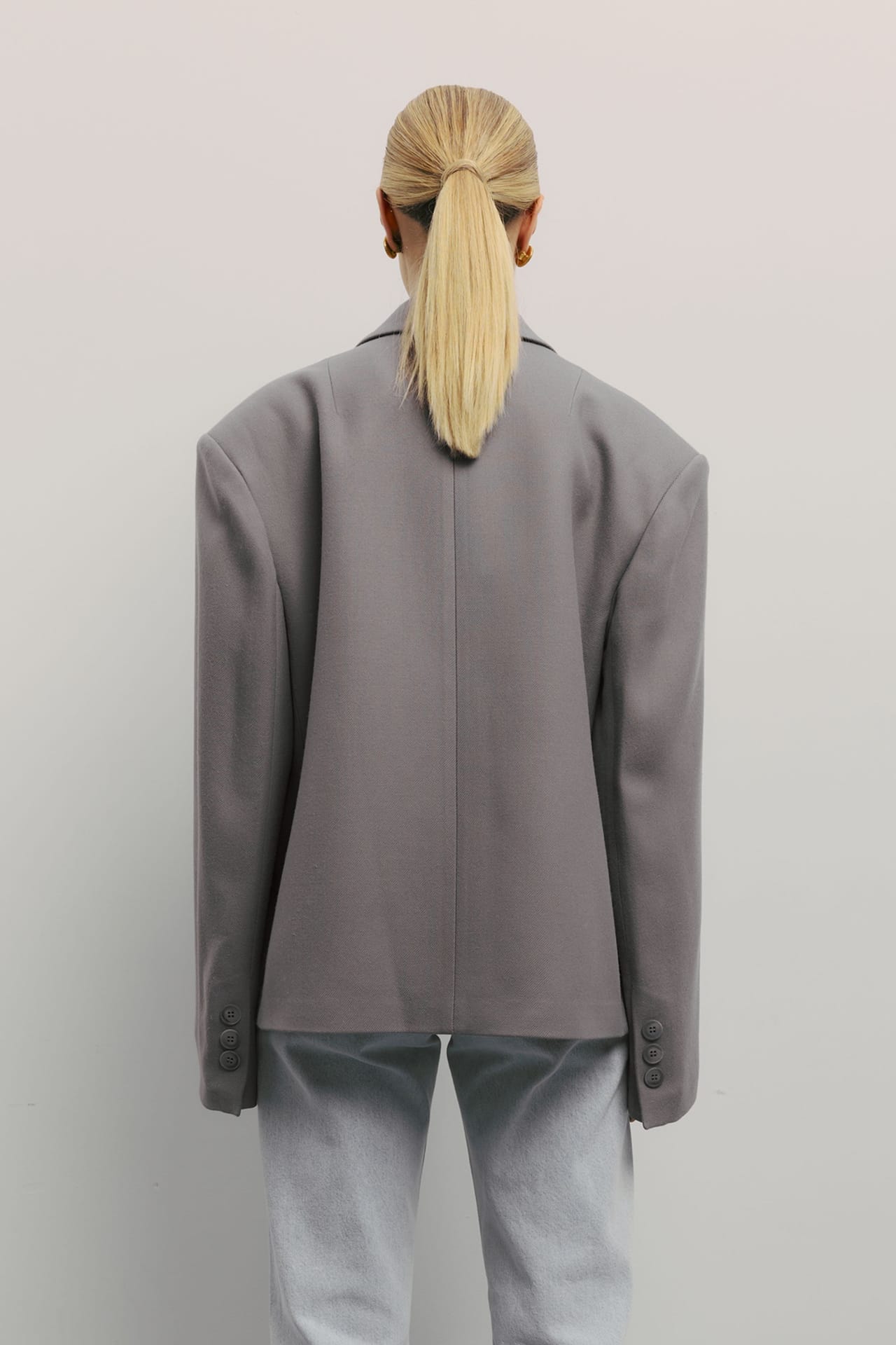 Manteau-veste oversize avec petit triangle - Photo 4