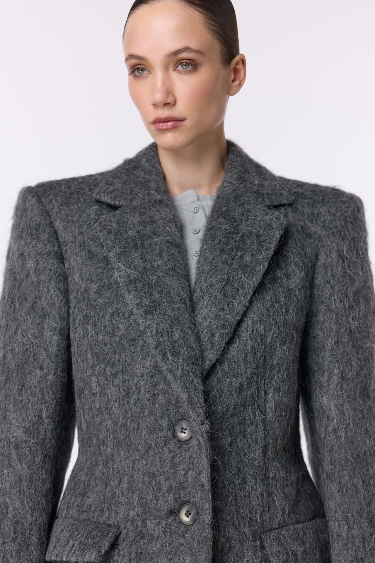 Manteau-veste Fuzzy Alpaca - Photo 6