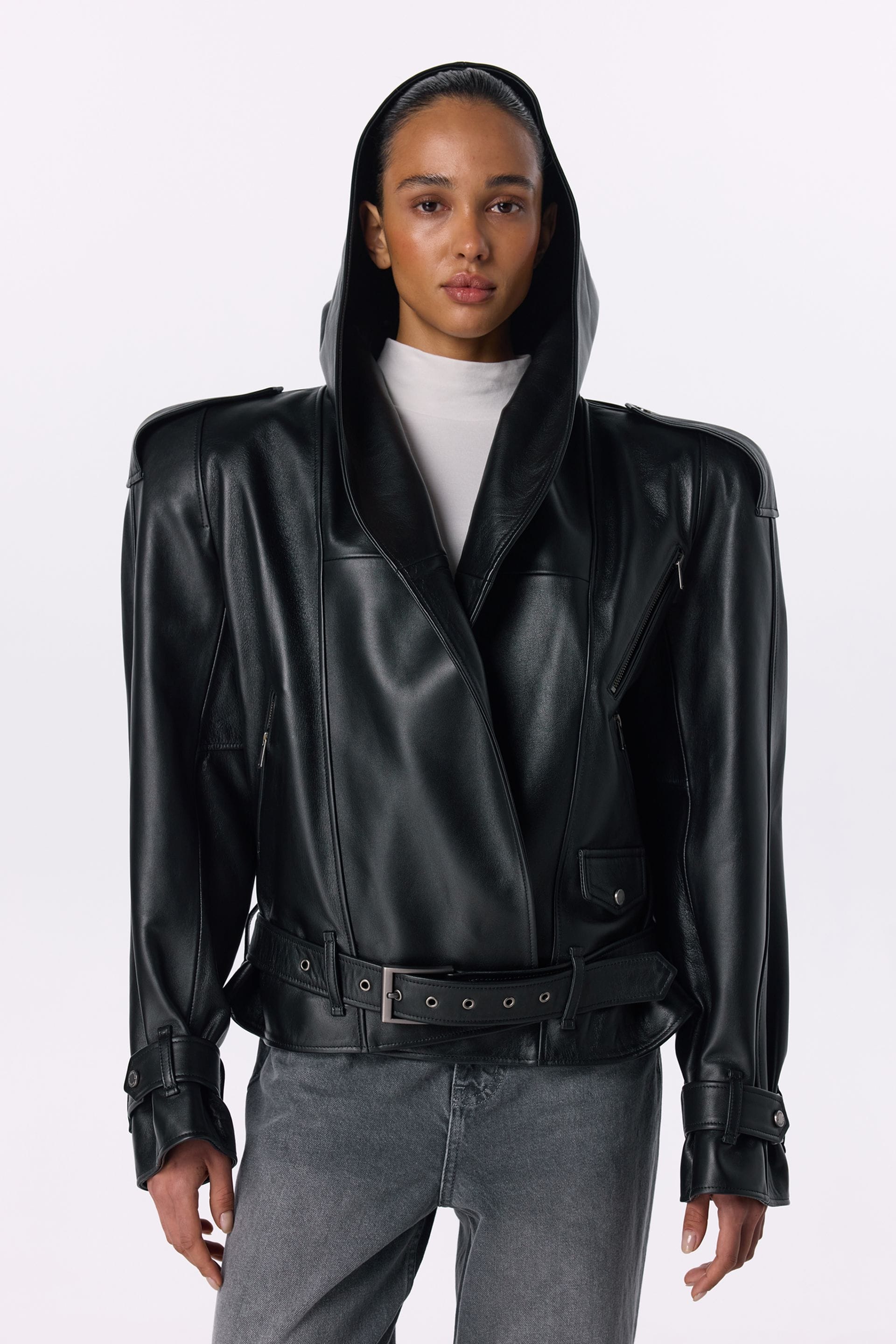Veste en cuir Maverick - WWU-LJ96-2-70 - Photo 1