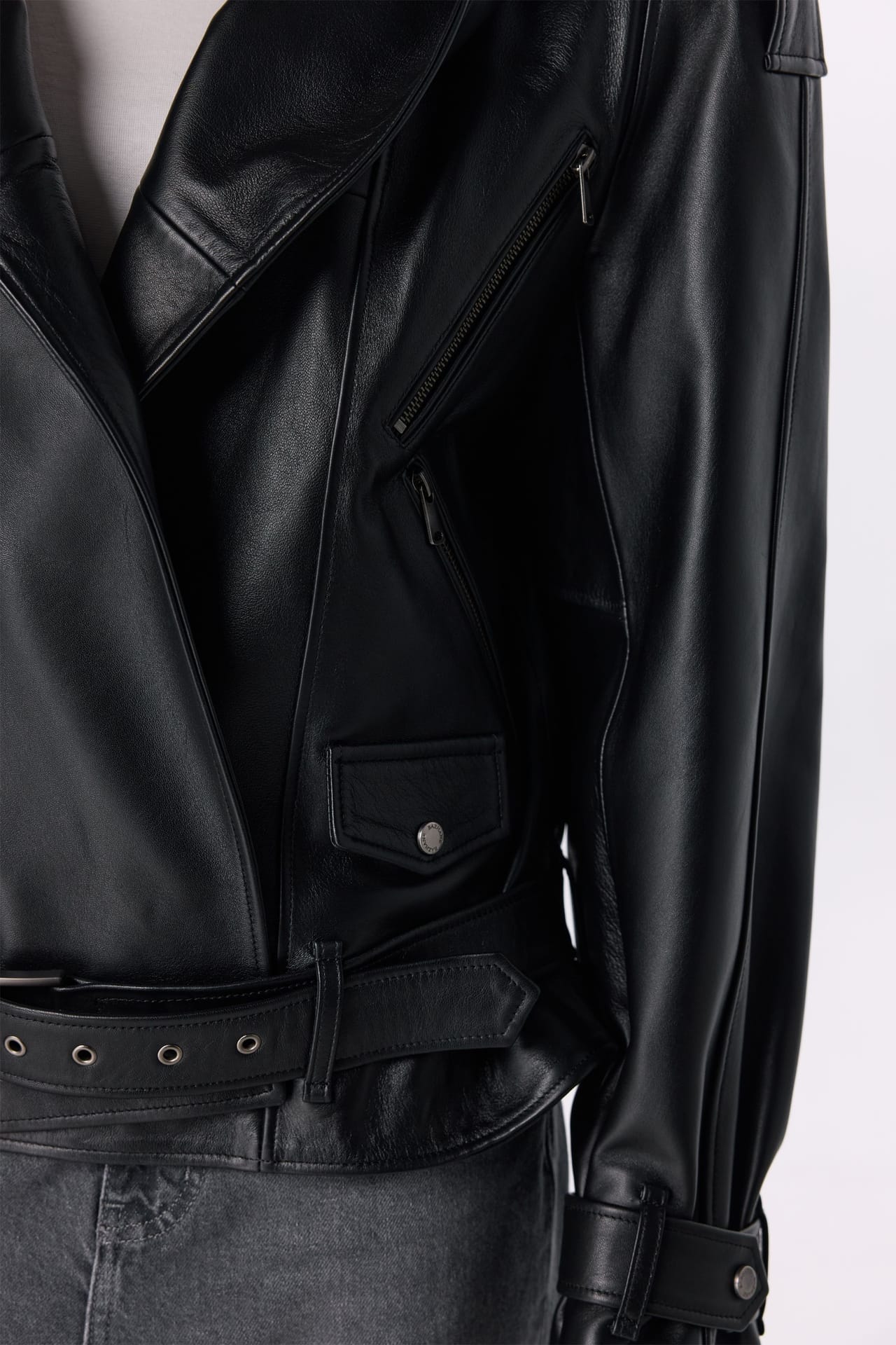 Veste en cuir Maverick - Photo 5