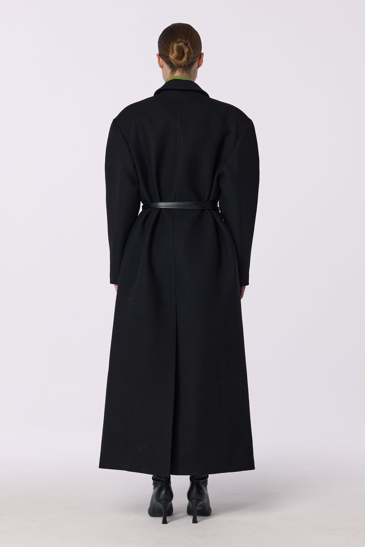 Manteau croisé à épaule accentuée - Photo 4