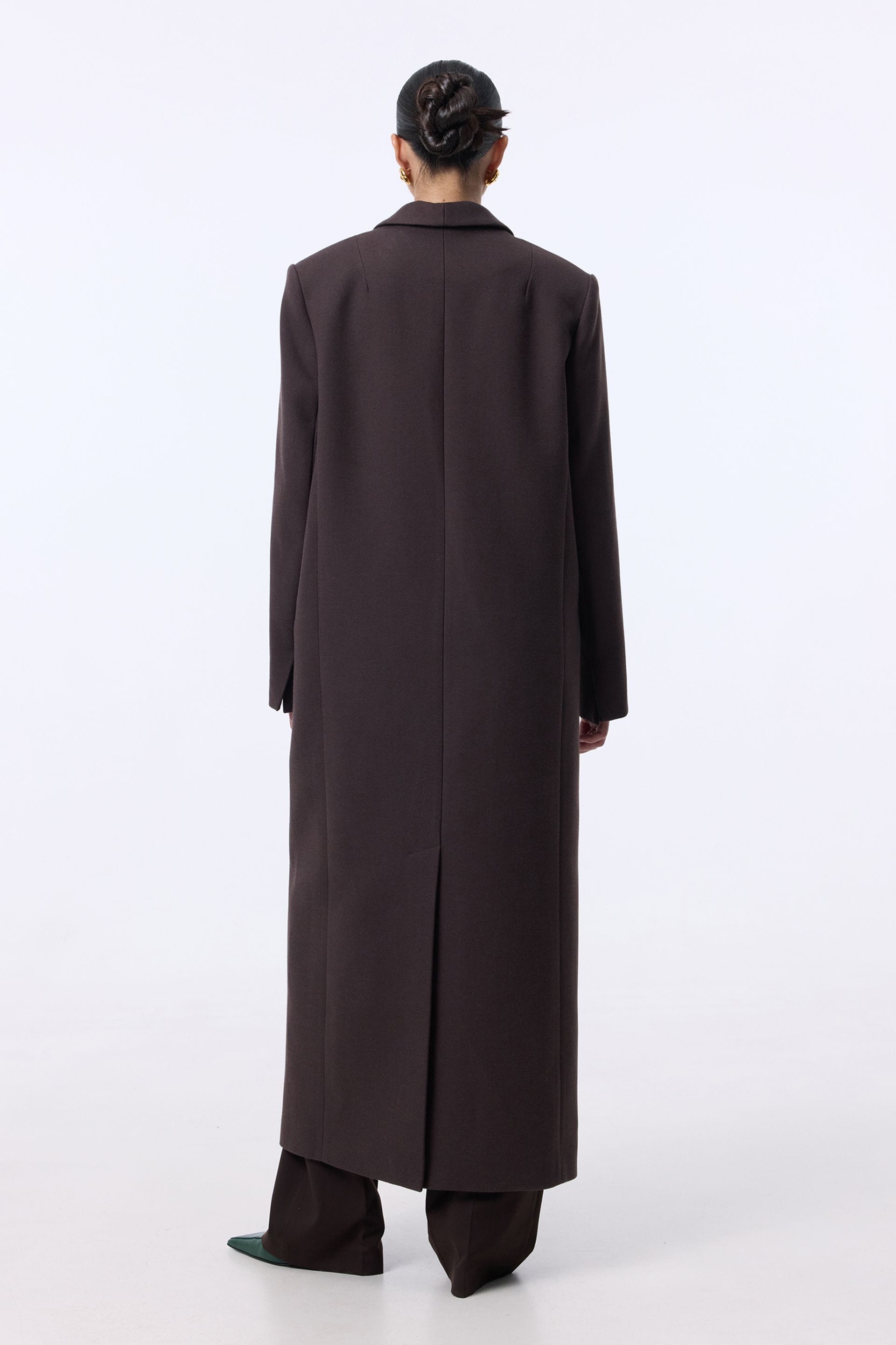 Manteau à la coupe droite - WWU-OC107-14-56-140 - Photo 2
