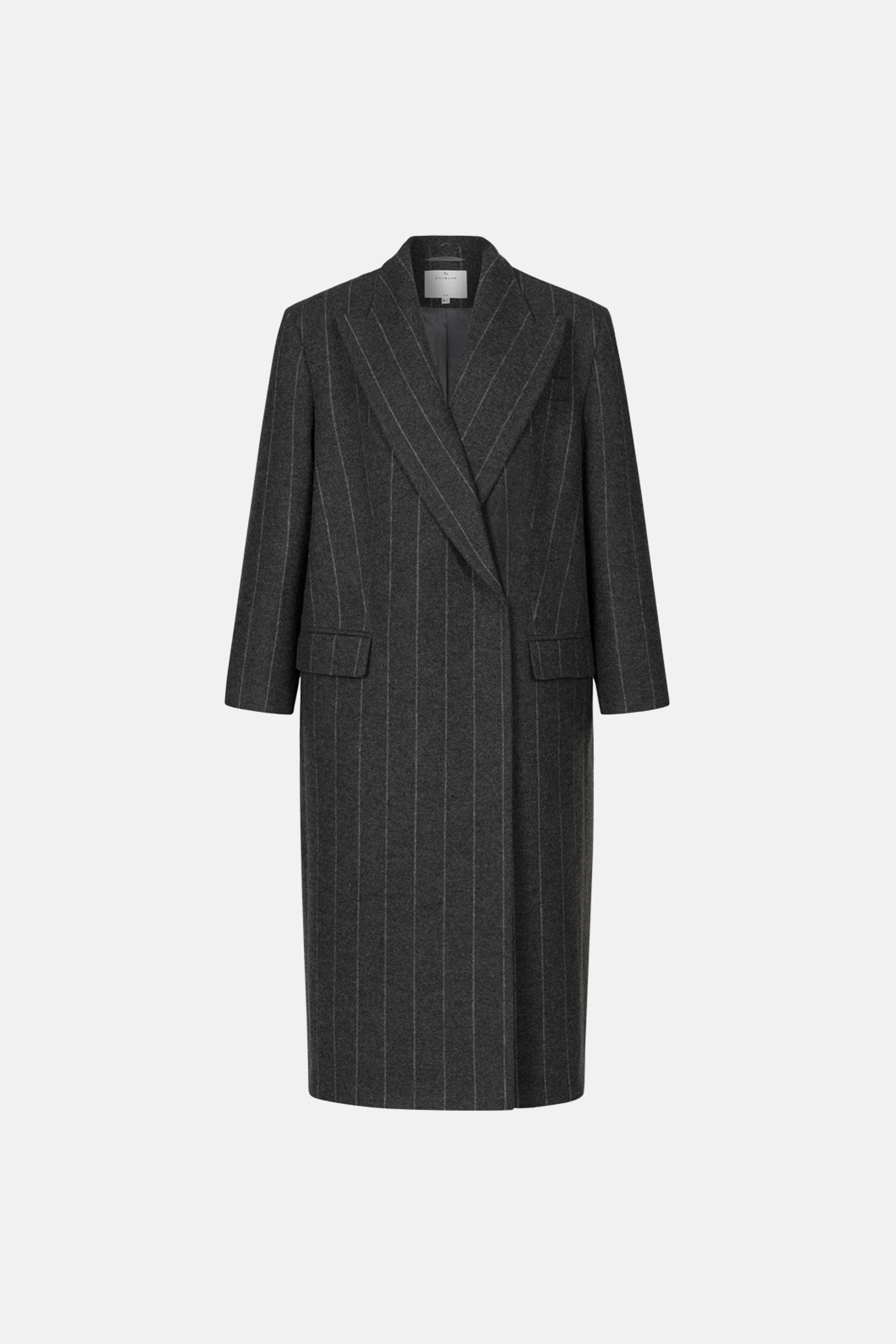 Oversized straight-cut coat - WWU-OC108-10-5 - Photo 3