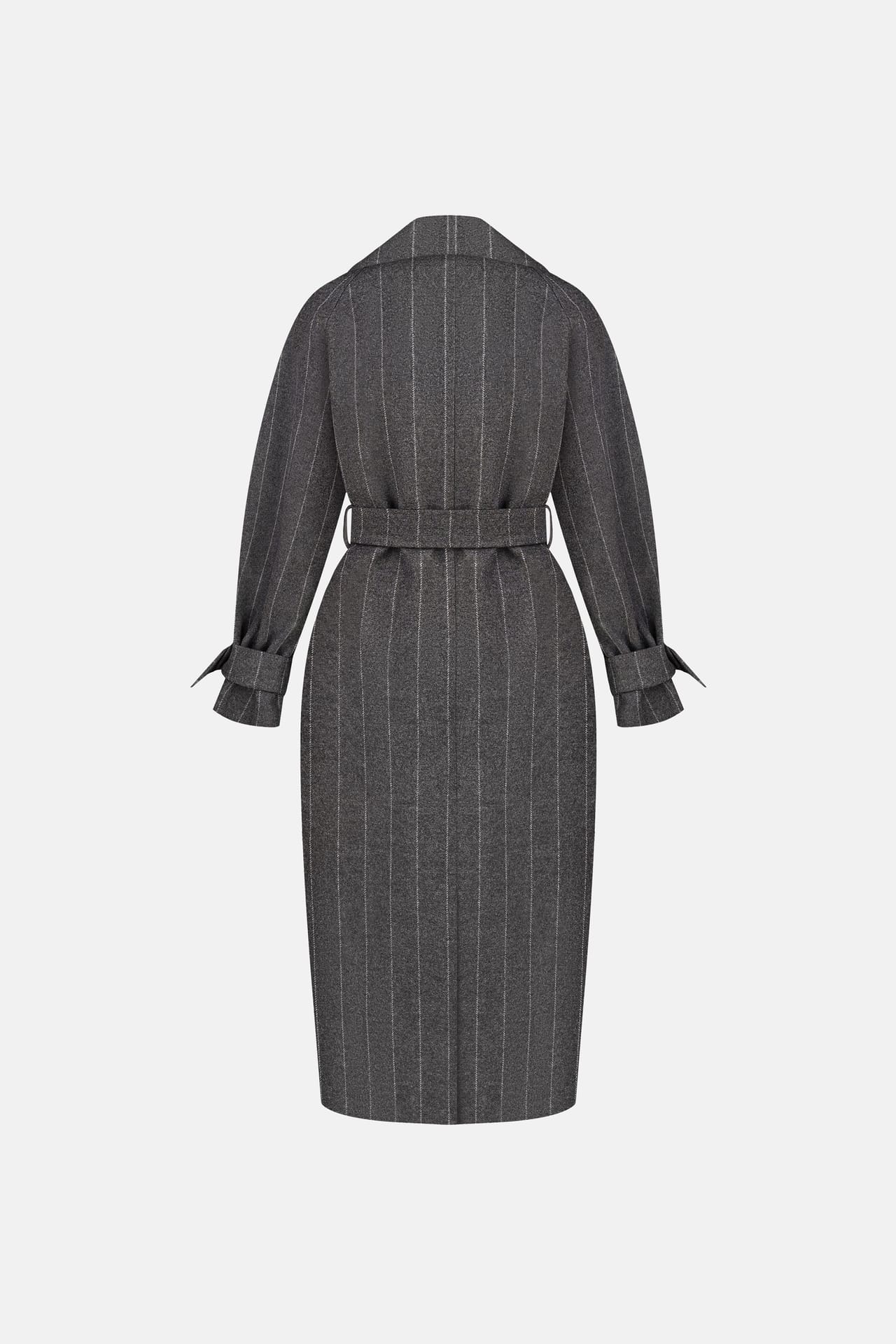 Maxi coat with dropped sleeves - Photo 2