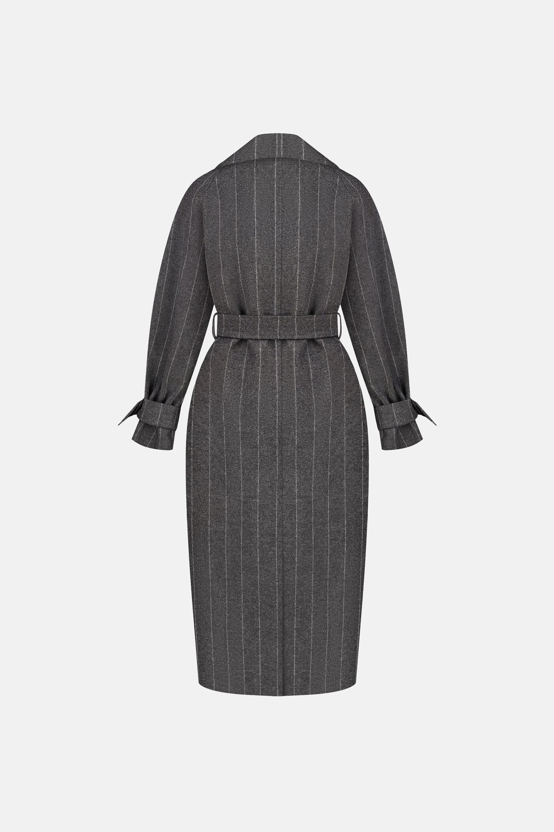Maxi coat with dropped sleeves - WWU-OC110-10-5 - Photo 4
