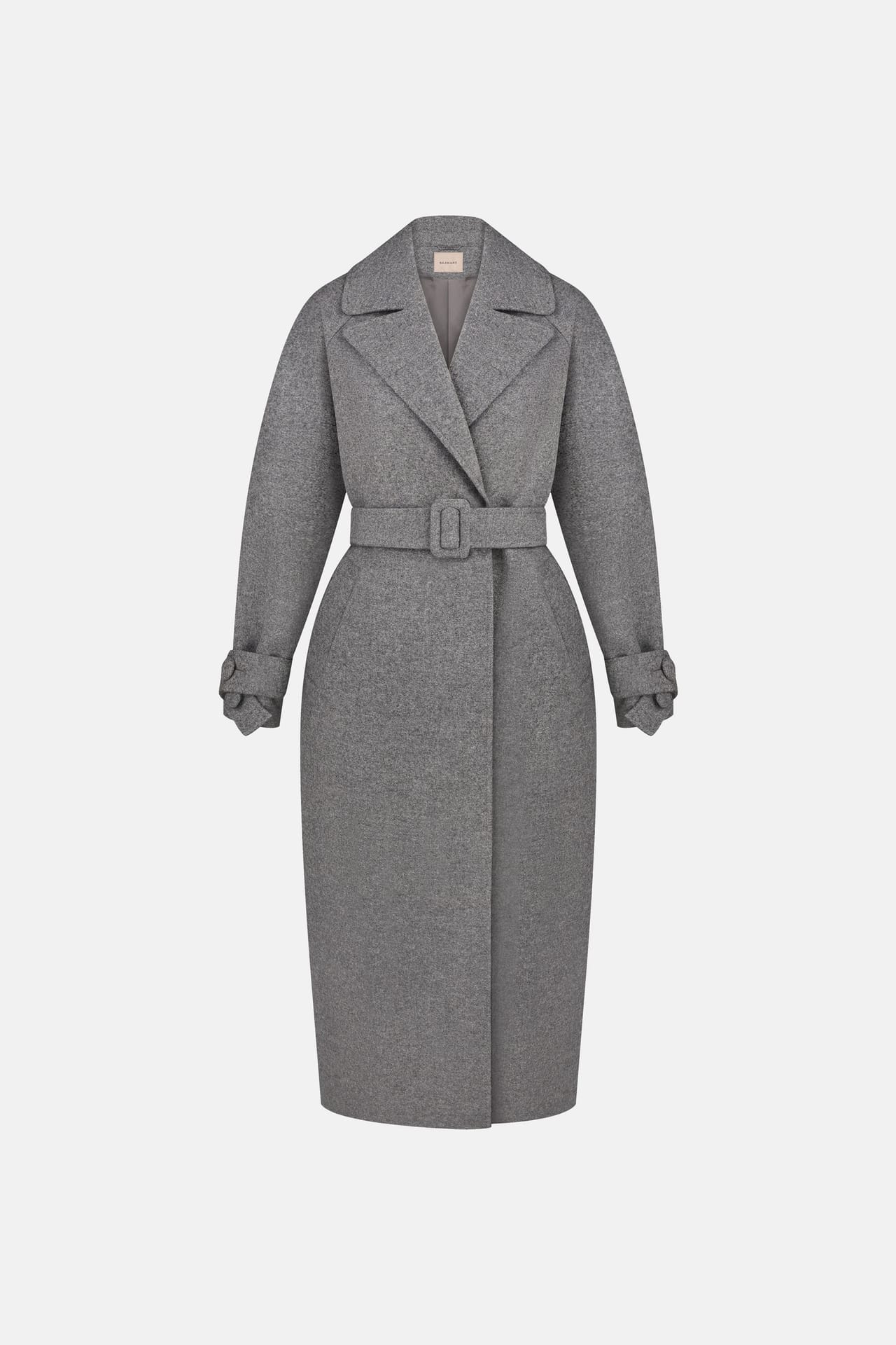 Manteau maxi en alpaga à manches tombantes - Photo 1