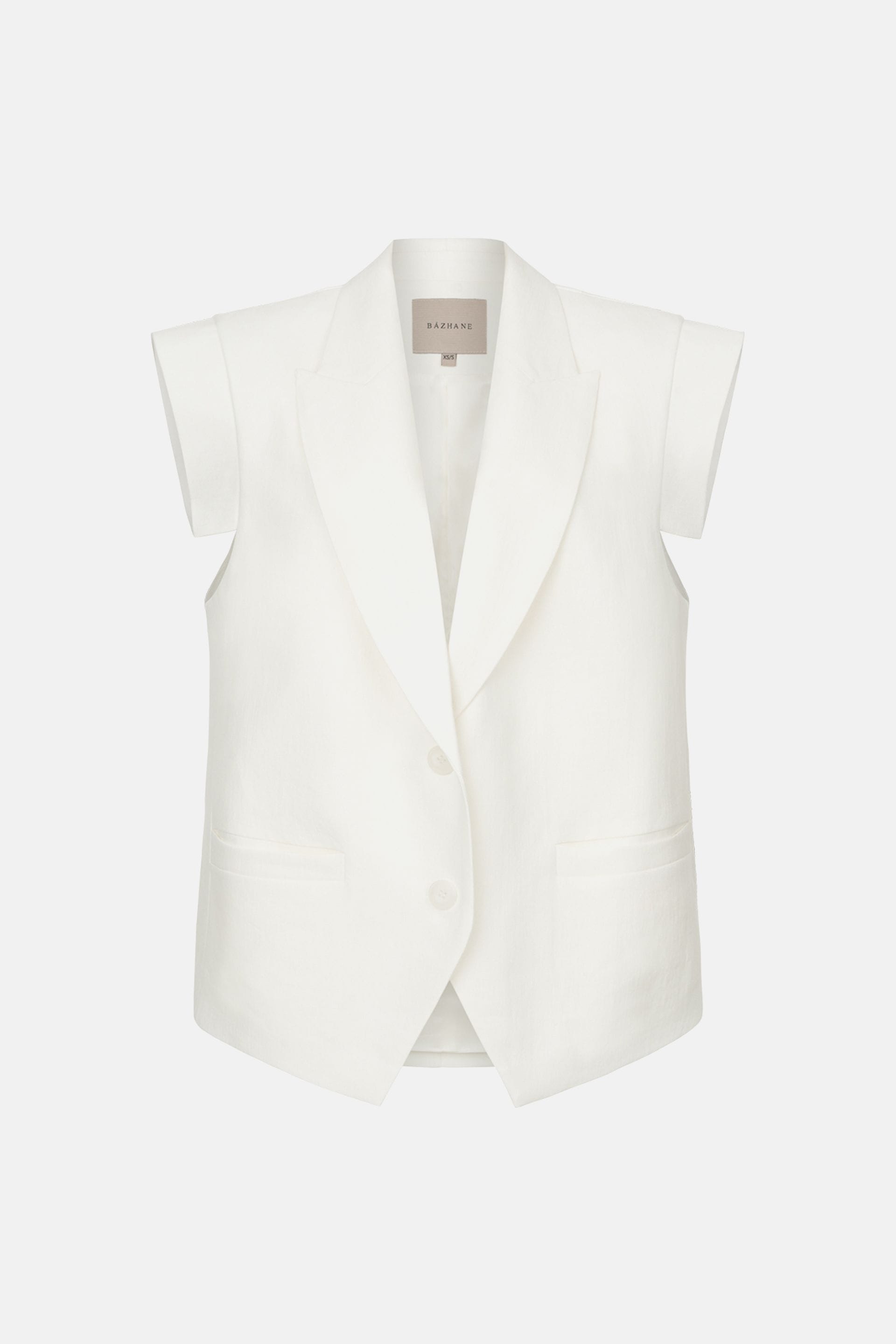 Gilet en lin Vivid - WWU-VS1135-3-14 - Photo 3