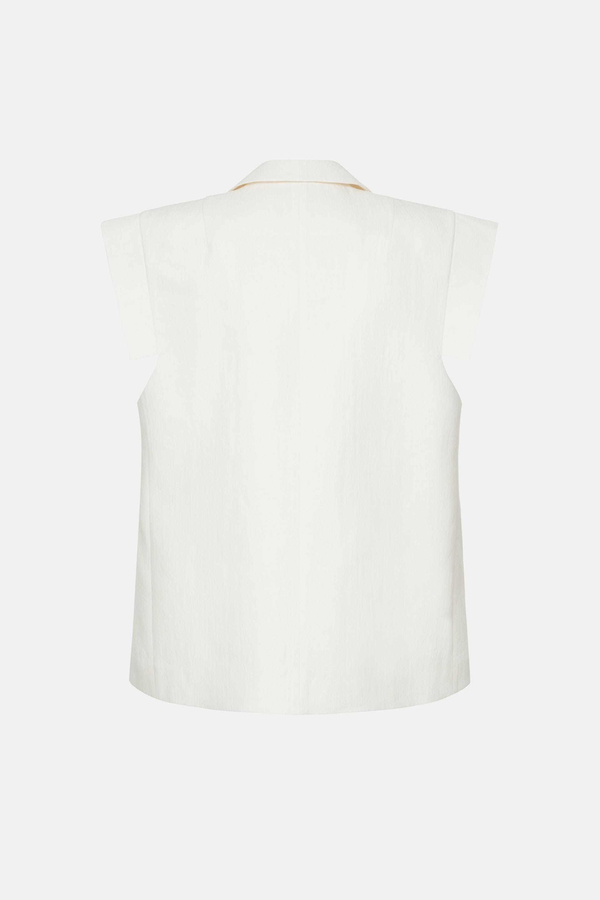 Gilet en lin Vivid - WWU-VS1135-3-14 - Photo 4