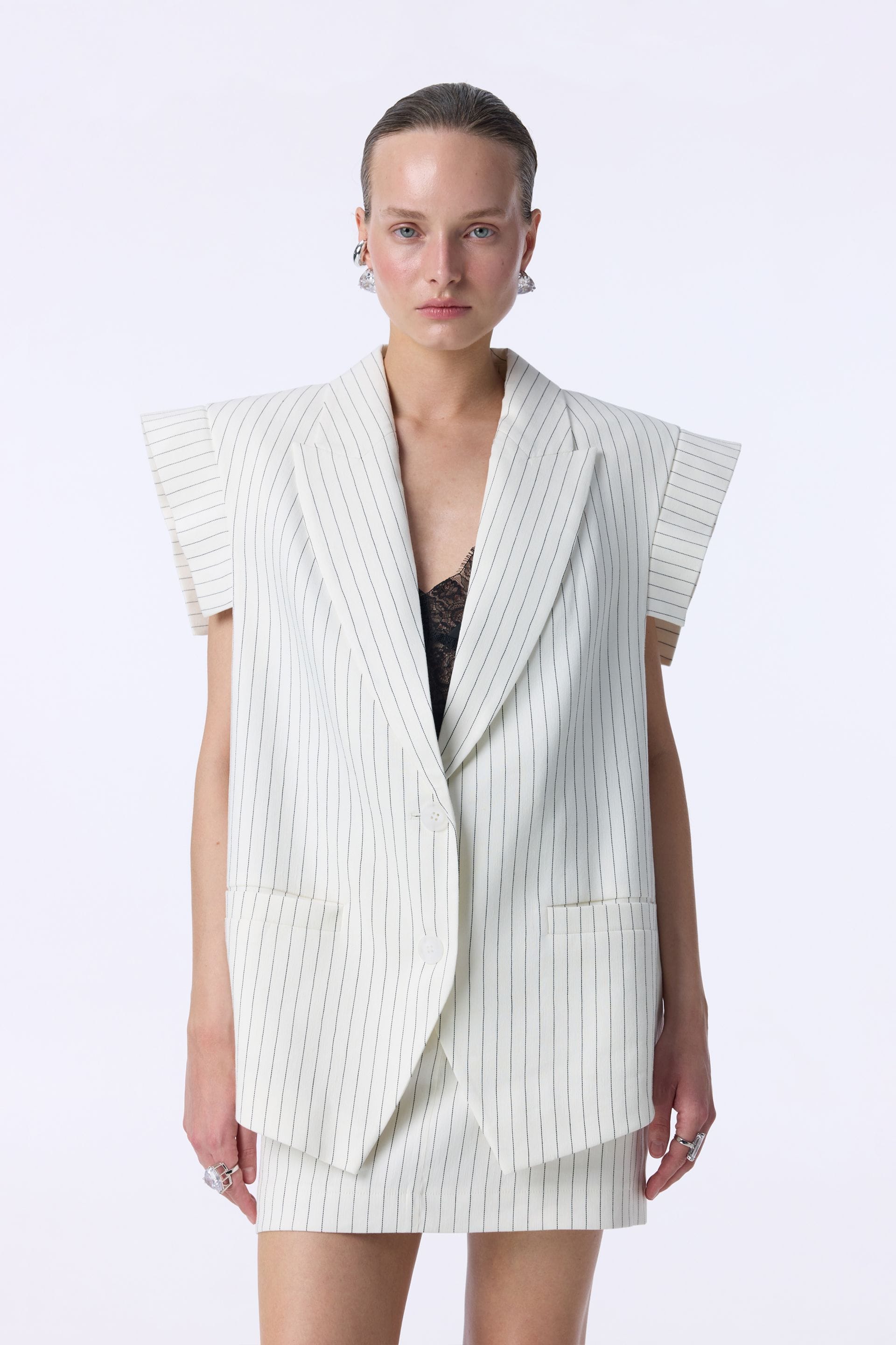 Gilet en lin Vivid - WWU-VS1135-4-8 - Photo 1